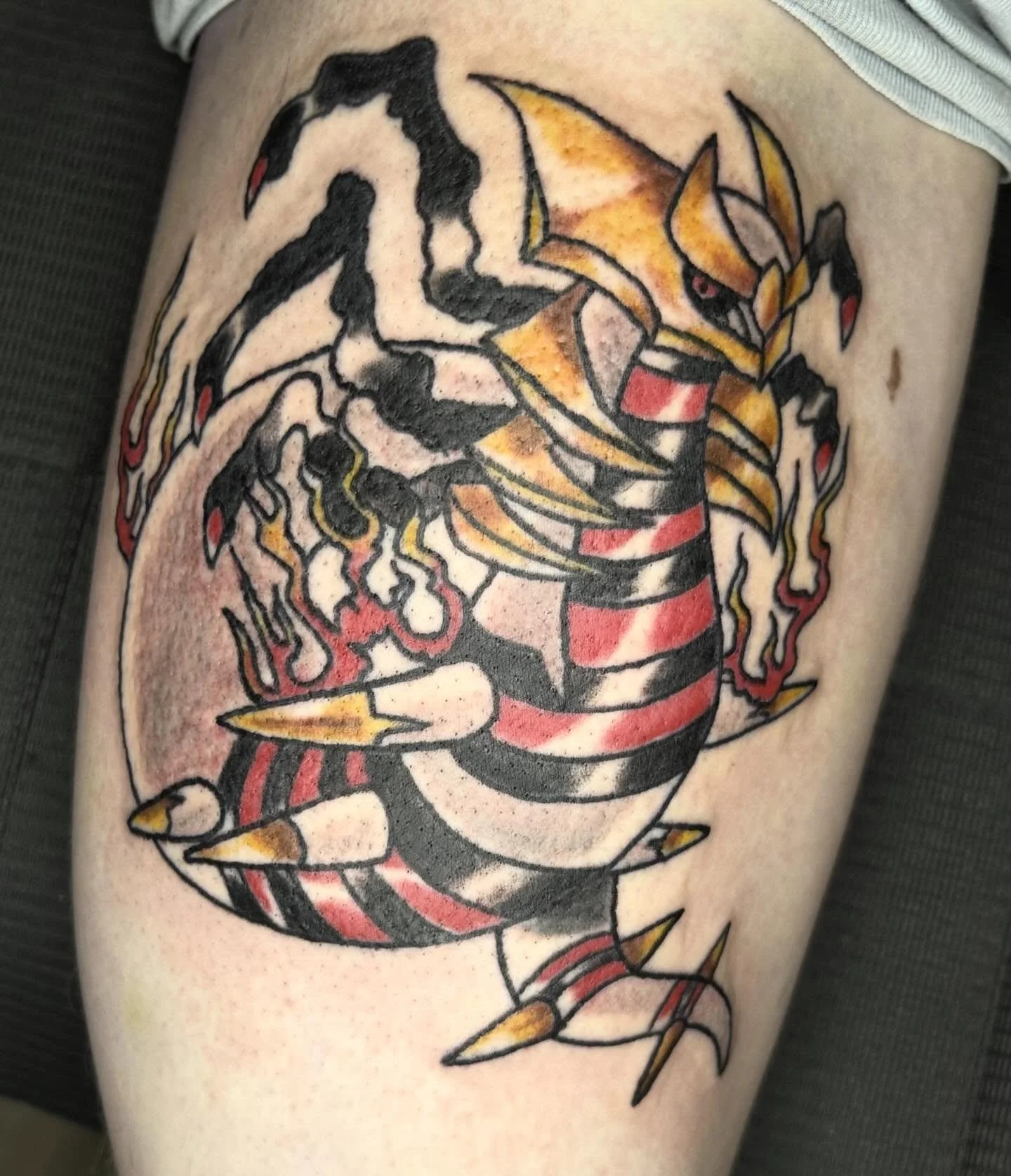 I couldn&rsquo;t get a good photo of this guy but PLEASE more bold Pok&eacute;mon tattoos omg I loooooved doing this
