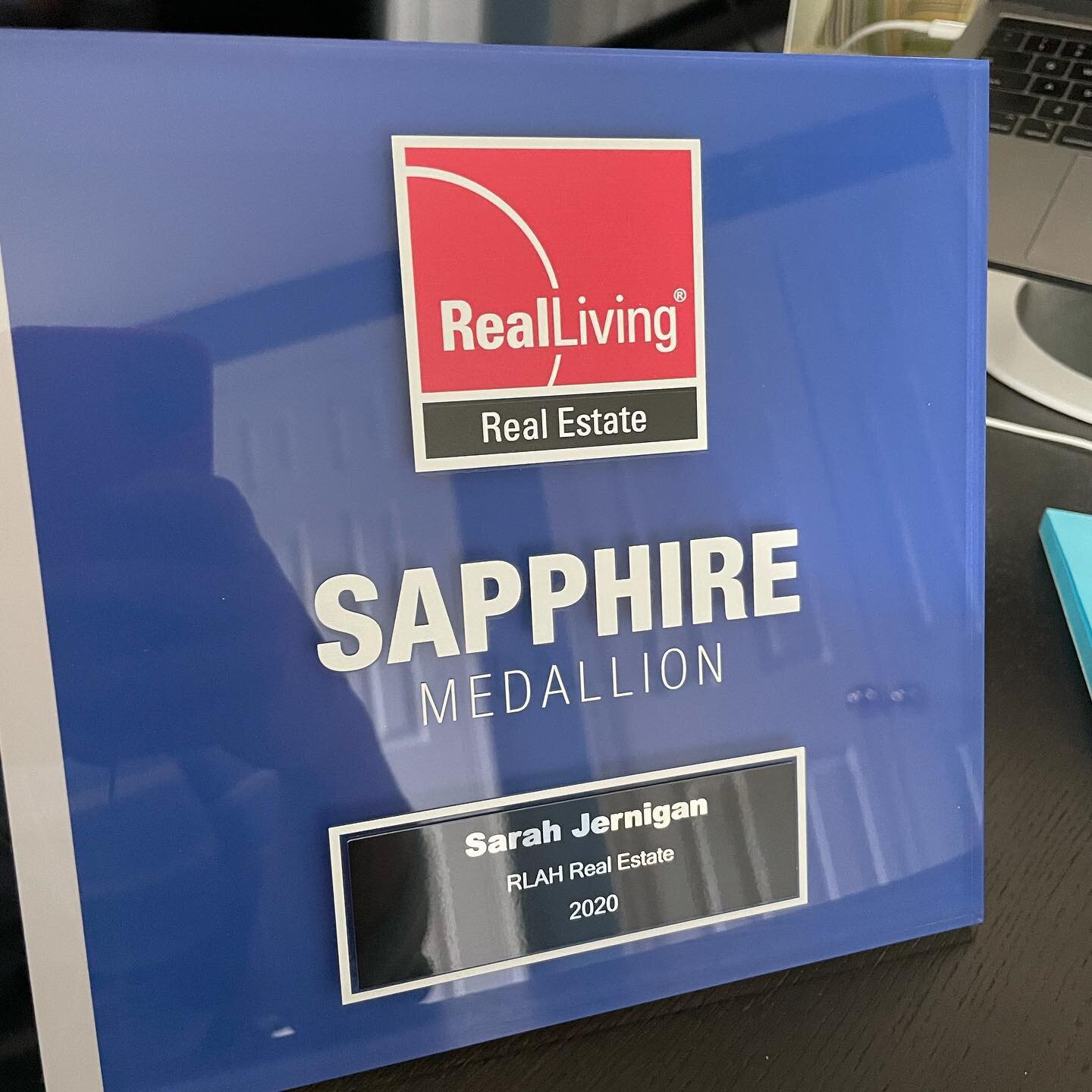Shocked to hit the office today and see I had an award!! RLAH has been nothing so far but an excellent brokerage!  Thankful for all they do for agents!! #rlah #rlahdmv