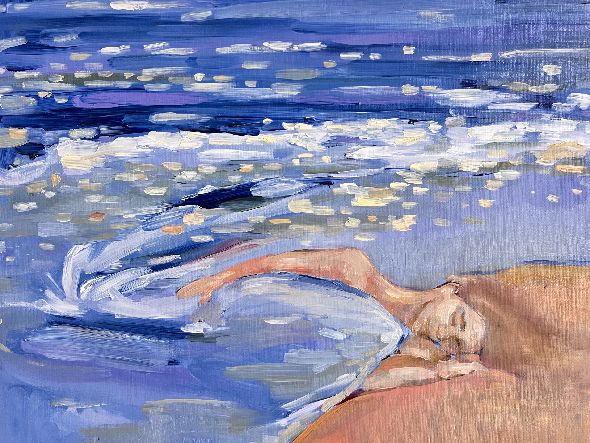 Dreaming of the Sea oil on canvas 41x51cm
