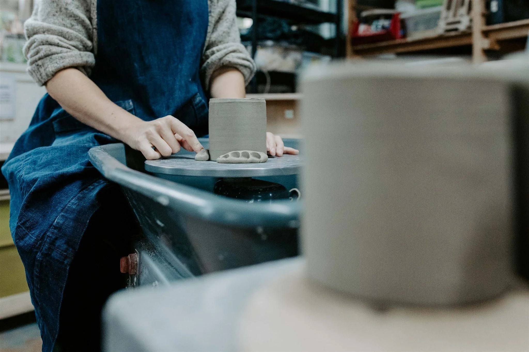 cath pots glasgow ceramicist brand photoshoot — studio gently