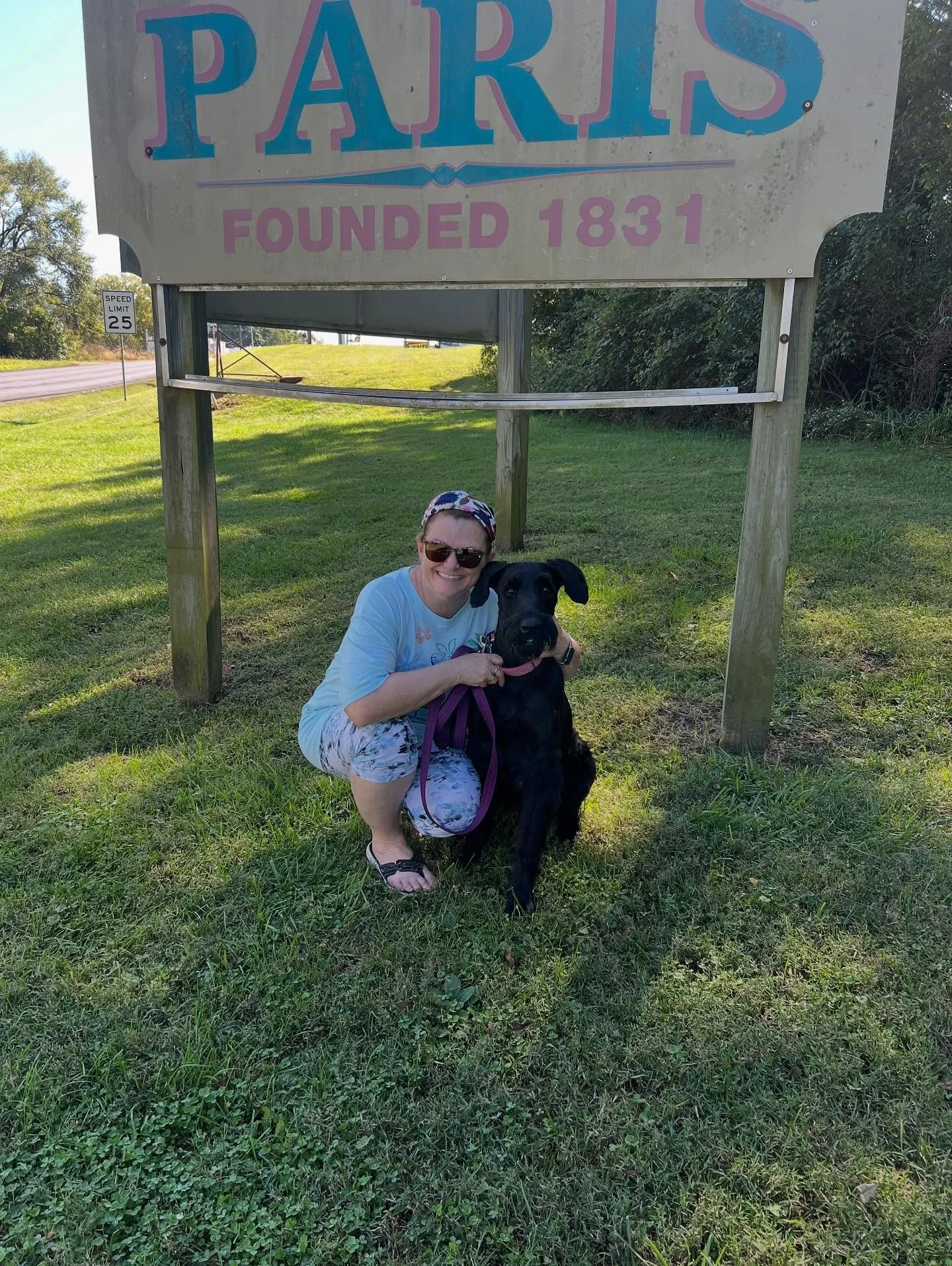 Forgot to mention. I went to Paris. Bernadette was thrilled. I’m sure she’ll tell you all about it in the next edition of my newsletter, the Kaleidoscope Chronicles. ParisMissouriUSA. #midwest #quaintsmalltown #travelling #diaryofthetrave