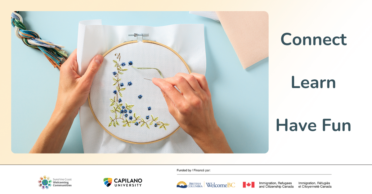 Let's Get Creative: Beginners Embroidery Workshop