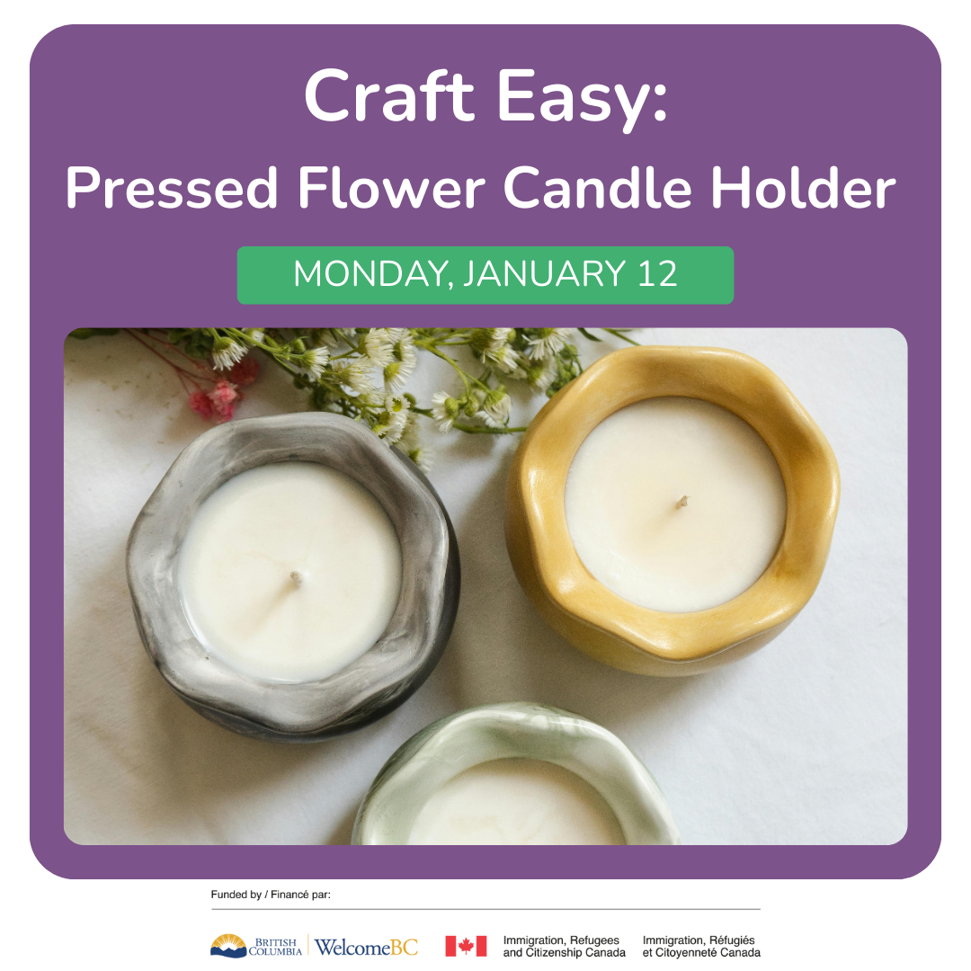 Craft Easy Pressed Flower Candle Holder
