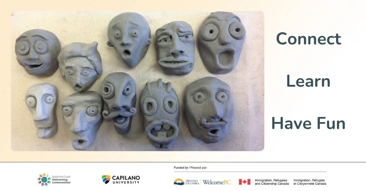 Clay Faces and Hands Art Workshop