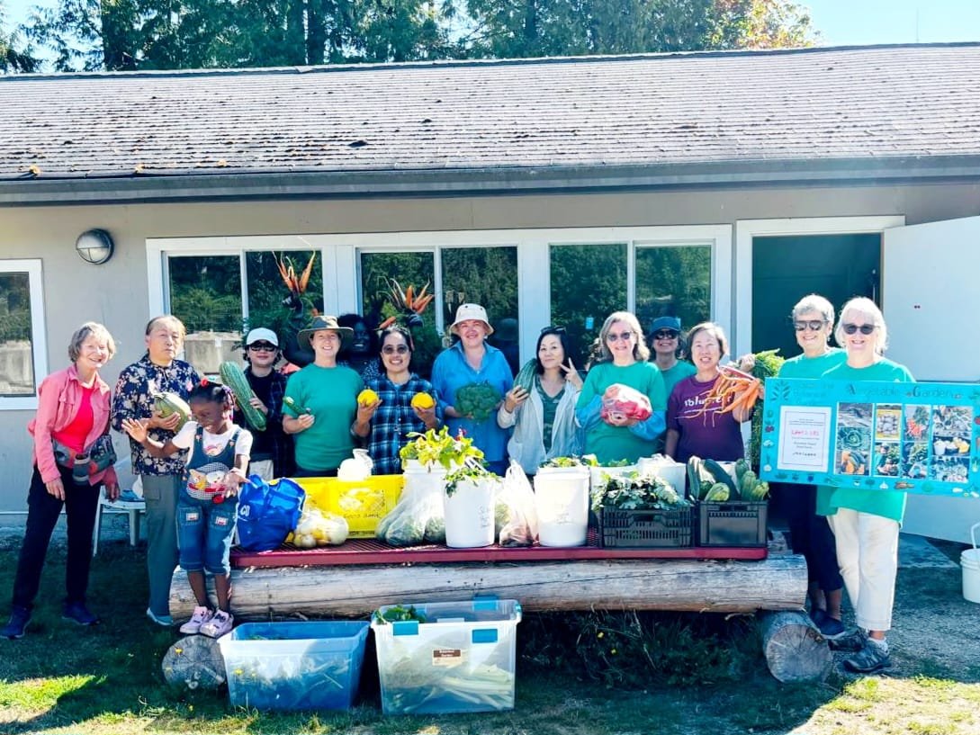 Produce Harvest Time at the Botanical Gardens