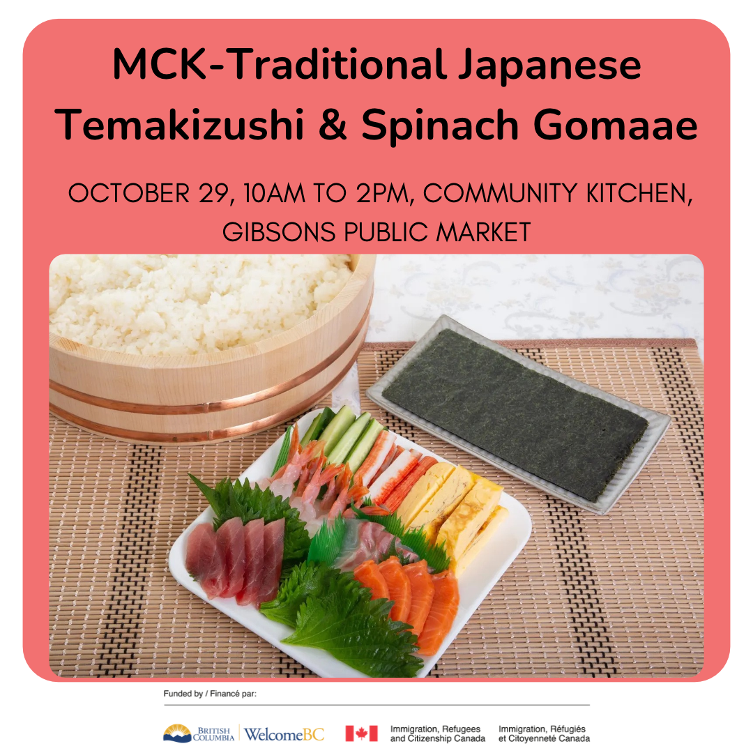 MCK-Traditional Japanese Temakizushi and Spinach Gomaae