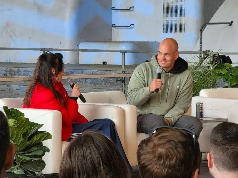 Still slightly surreal that I got to chat with @zacksjerryrig about the incredible work he&rsquo;s doing with @notawheelchair ￼&hellip; inside a disused power plant. Definitely not one I had on this year&rsquo;s bingo card.

Hearing creators use thei
