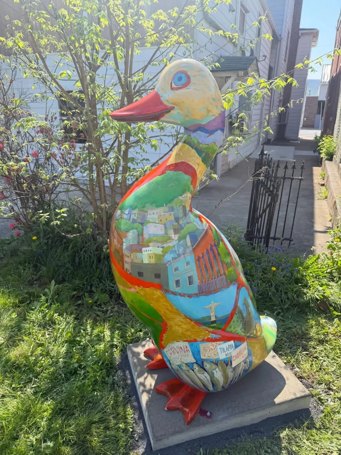 "Nuestras Voces", Sponsor: Community Partnerships RC&D, Art: Jim Bright, Landed: the LEAF (Learning, Entrepreneurship, Arts, and Foodways) at 131 West Market Street, Lewistown