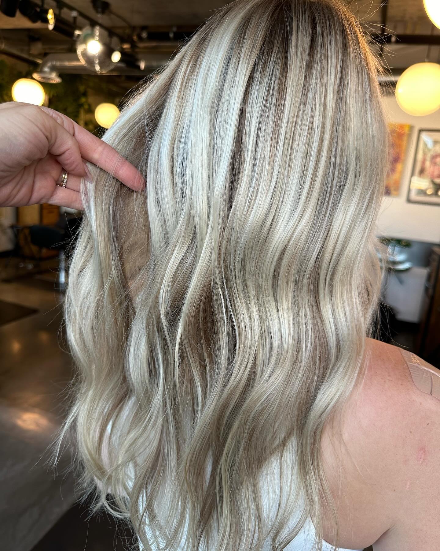 Fresh blonde balayage and trim ✂️ Ready for a fresh look? Come get your hair done! ✨