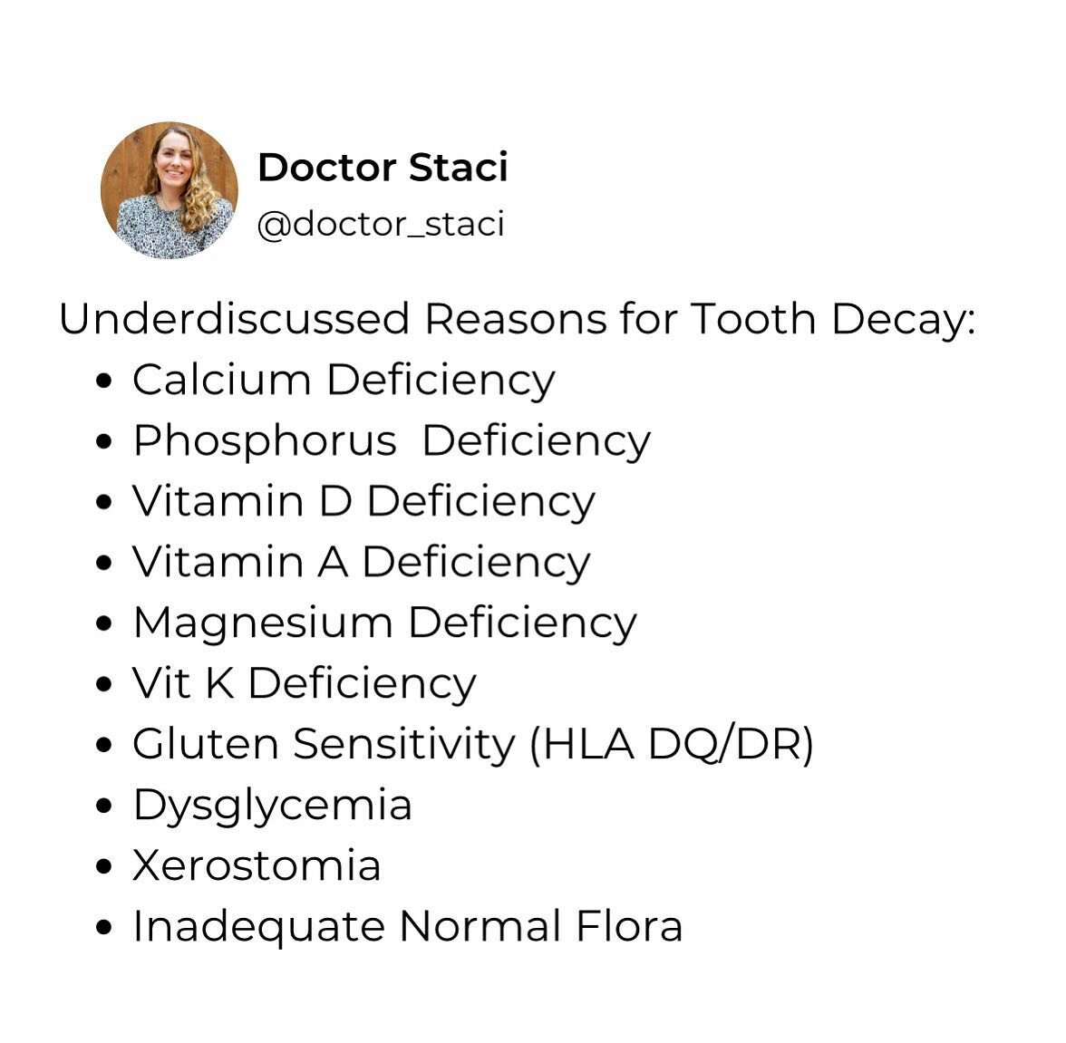 The  typical &ldquo;brush, floss, and avoid sugar&rdquo; instruction is over-simplified.  We are missing the mark for our patients and as I observe undermineralized teeth in young children seemingly skyrocket over the past 17 years in my clinical pra
