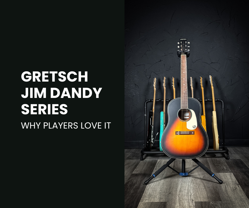 Gretsch Jim Dandy Acoustic Guitars: Retro Style. Modern Comfort. Real Fun.