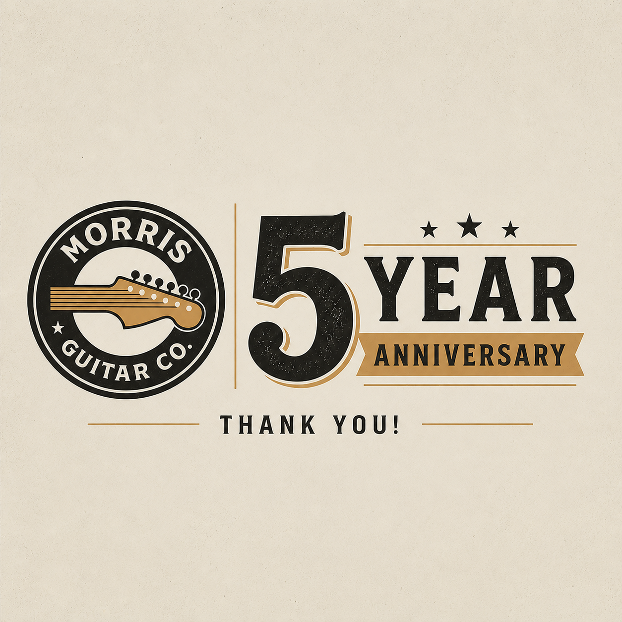 Celebrating 5 Years of Morris Guitar Company 🎸