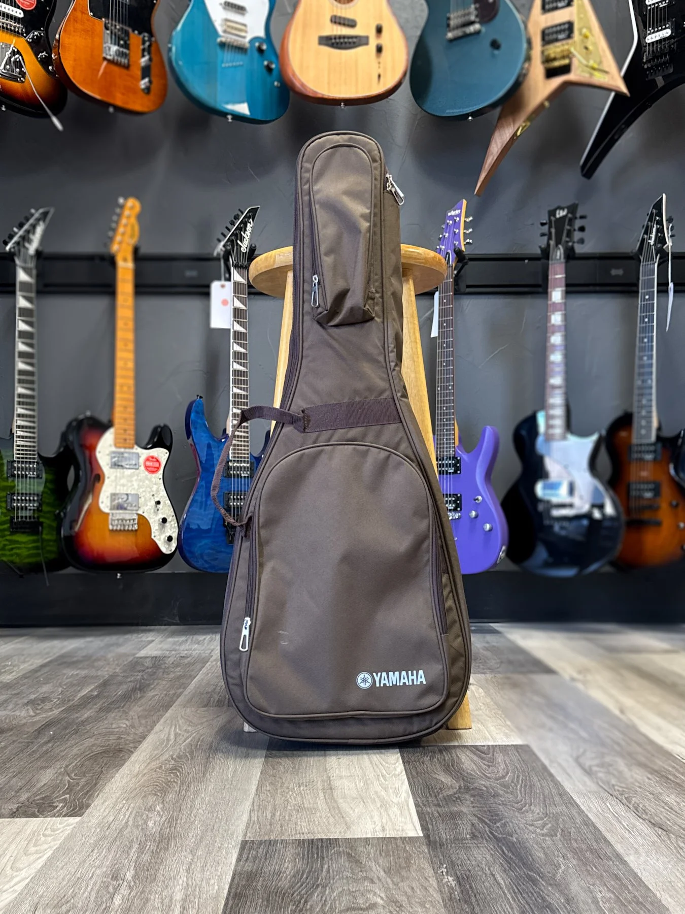 Yamaha Travel Size Acoustic Guitar Gig Bag - Brown