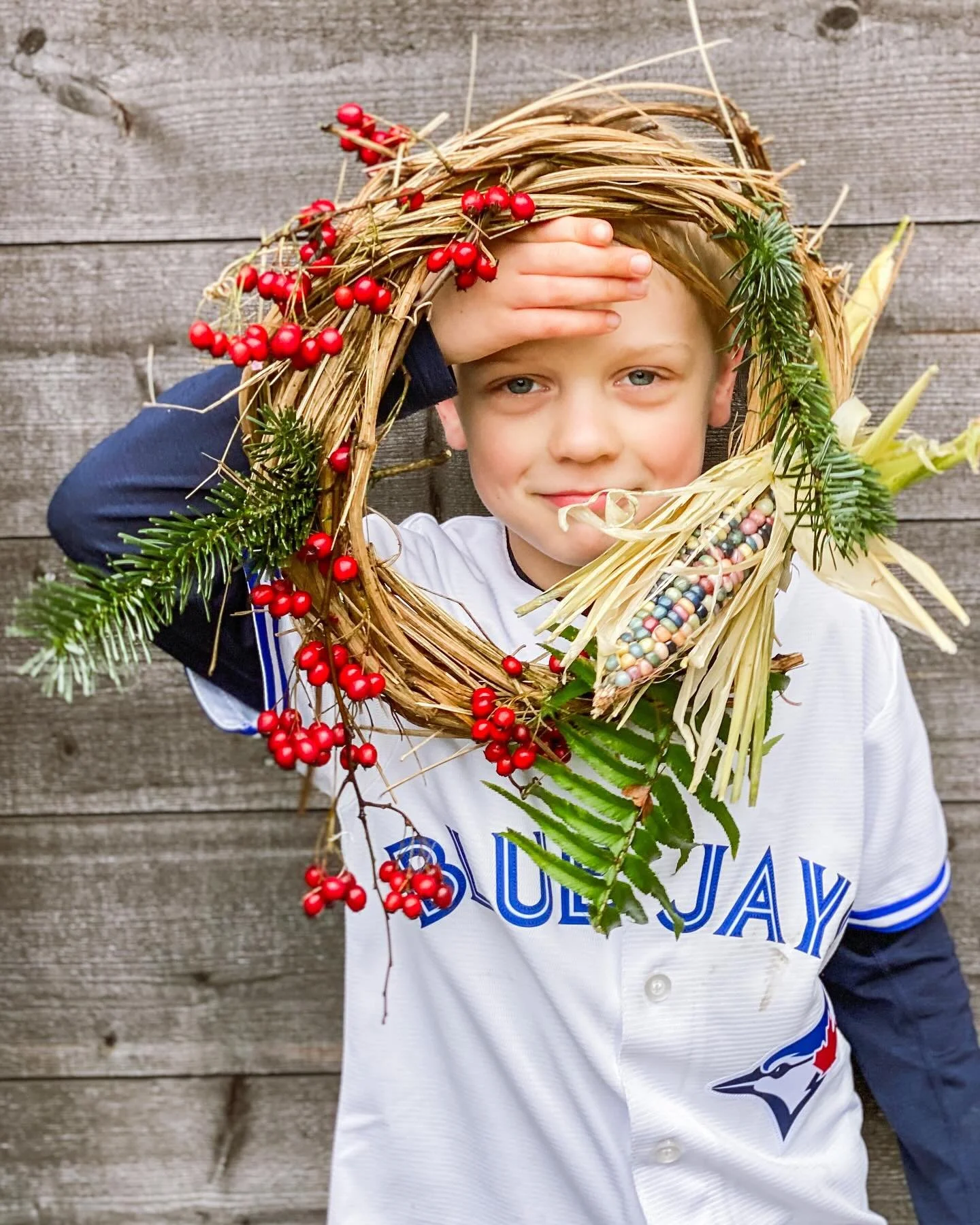 We have three spots left for our Kids&rsquo; Creative Wreaths workshop on Saturday. We LOVE this one - kids make the best stuff. ❤️ Proceeds will be donated to @thepcrf. Send me a message to register, DM or info@bullocklakefarm.com