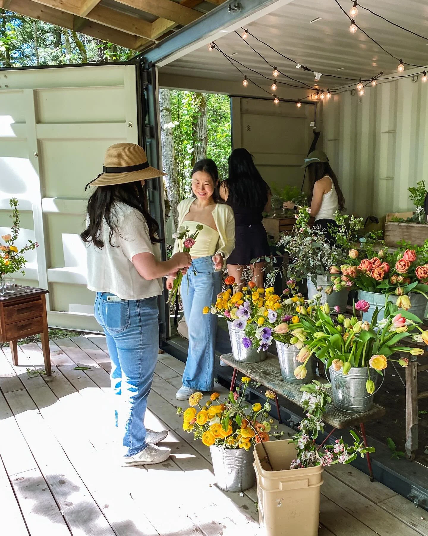 The workshop I planned, plus truck rides, goats, lots of Cosmo, and scouting for bluebells. If you miss summer camp, this might be your move. 💛

Private workshops available all season, link in profile.