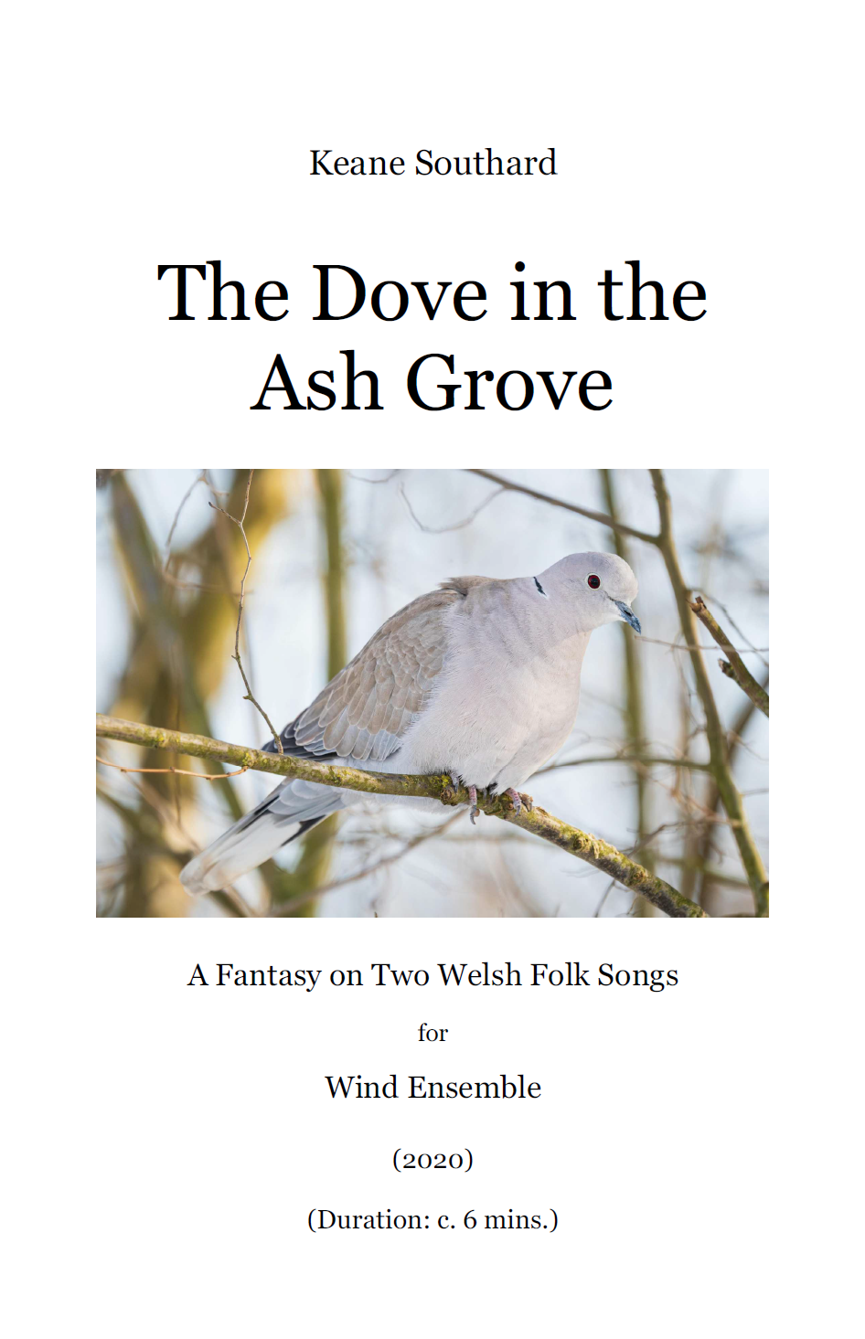 The Dove in the Ash Grove for Wind Ensemble