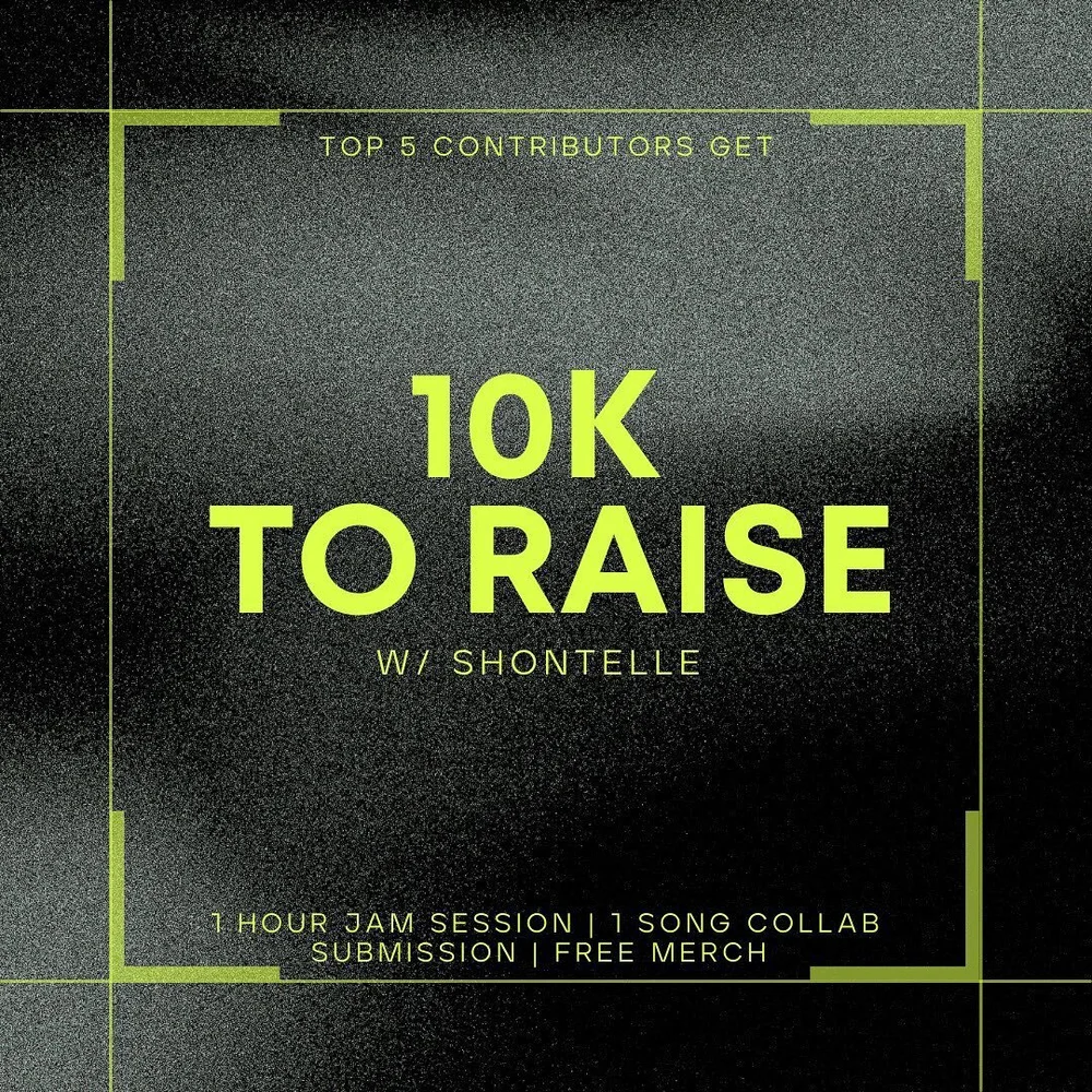 Don't miss out: @shonny246 is raising 10K USD, and you could be apart of the pool. 

Top 5 money contributors can get a 1 hour jam session with Shontelle and a song submission for a collab 👀 Check out the proposal on our site for more perks!