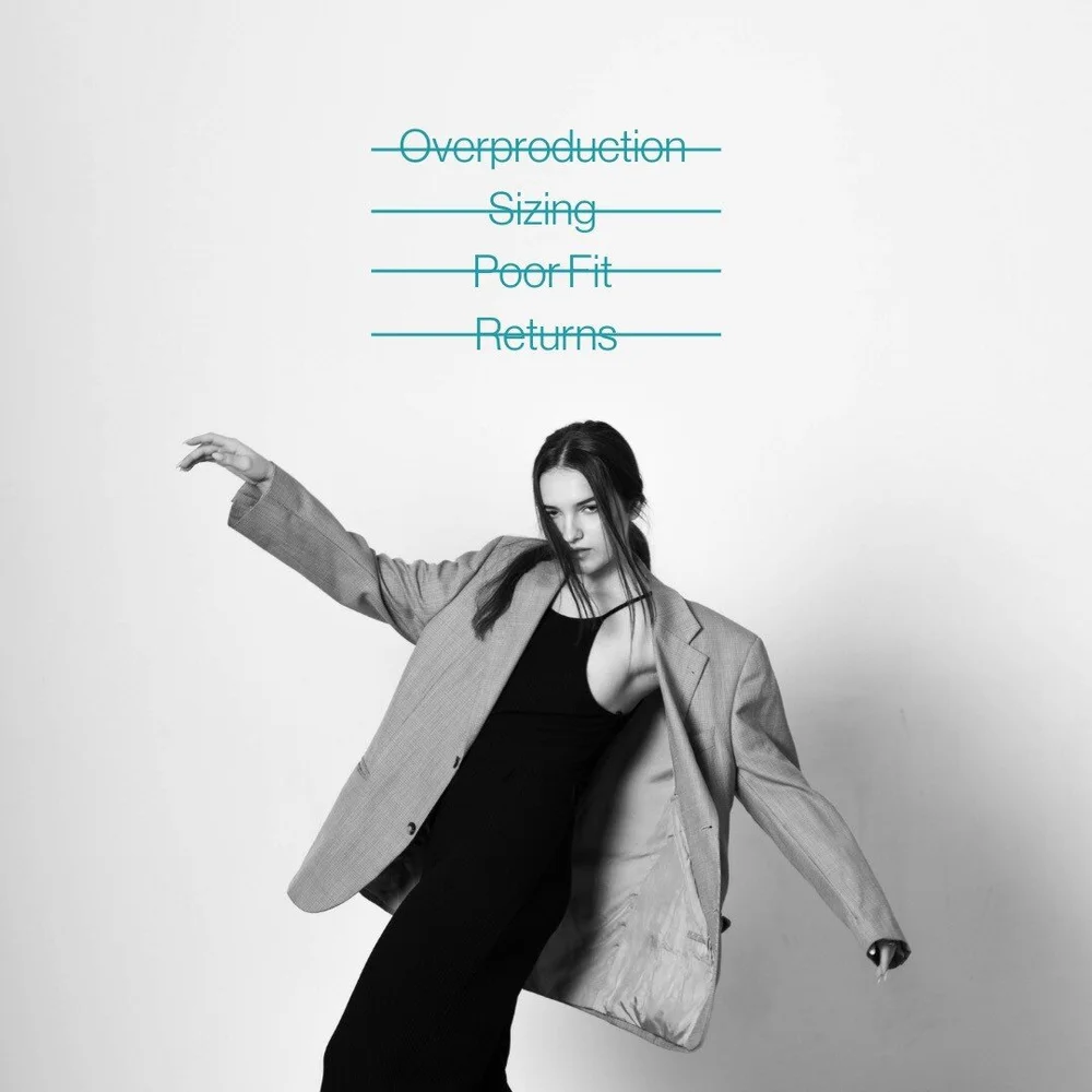 Say no to overproduction, sizing, poor fit and returns. Find Your Fit.

#NoSizeFitsAll #fashionnews #sustainablefashion #VirtualTryOn #customsizing #fashiontech #fashionindustry