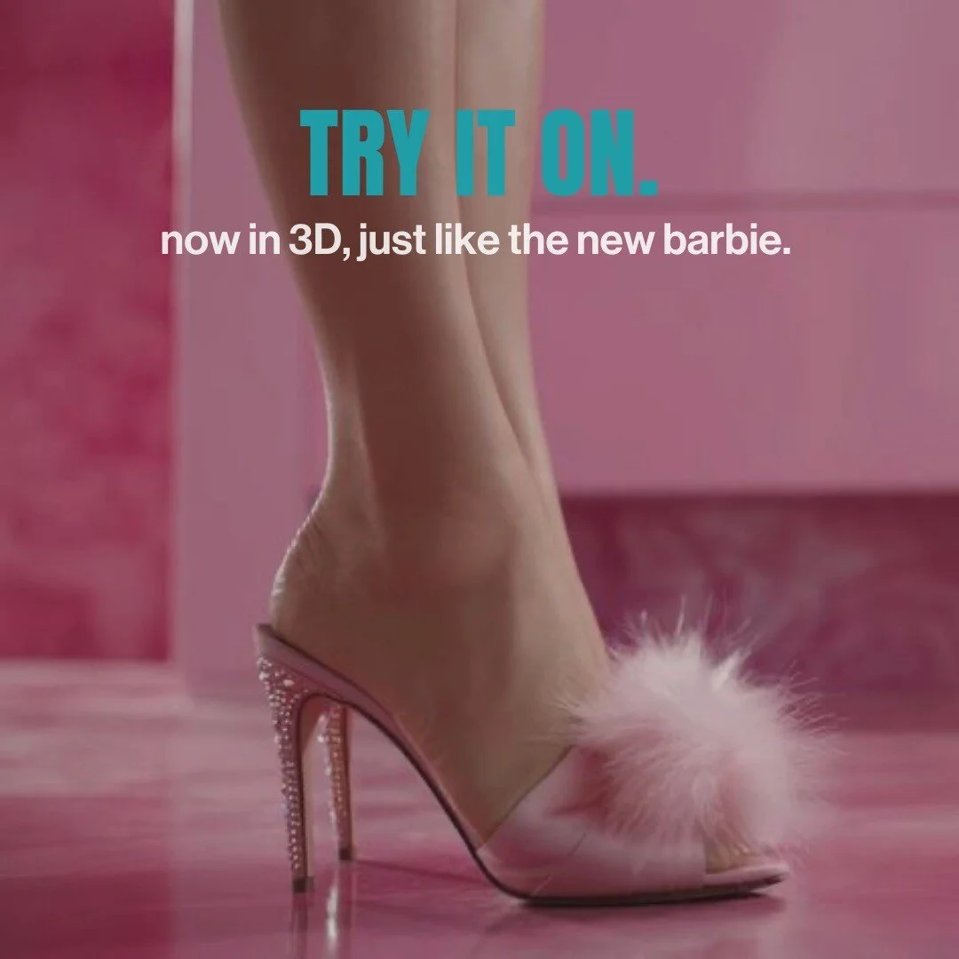 The new #Barbie movie has us talking all about 3D and Margot Robbie's wardrobe. With our 3D virtual try-ons, you can be Barbie too. #tryiton

-
 #barbie #margotrobbie #kenergy #ken #virtualtryon #fashion #fashionnews #pinterest #barbiemovie #barbieco