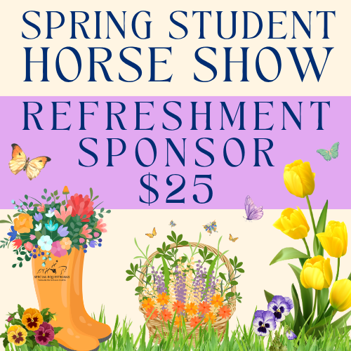Spring Horse Show - Refreshment Sponsor