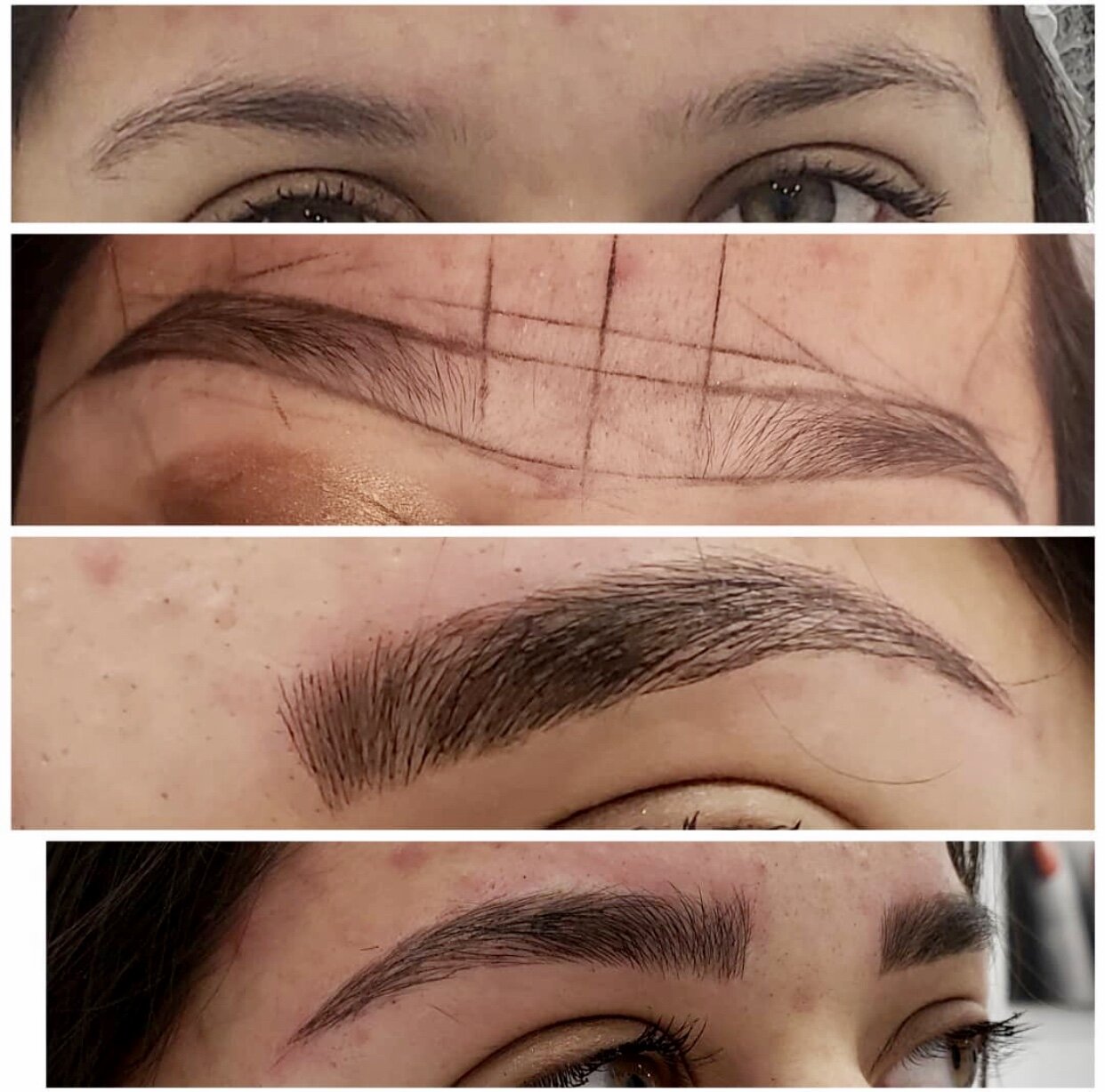Eyebrows Micro-blading Permanent makeup