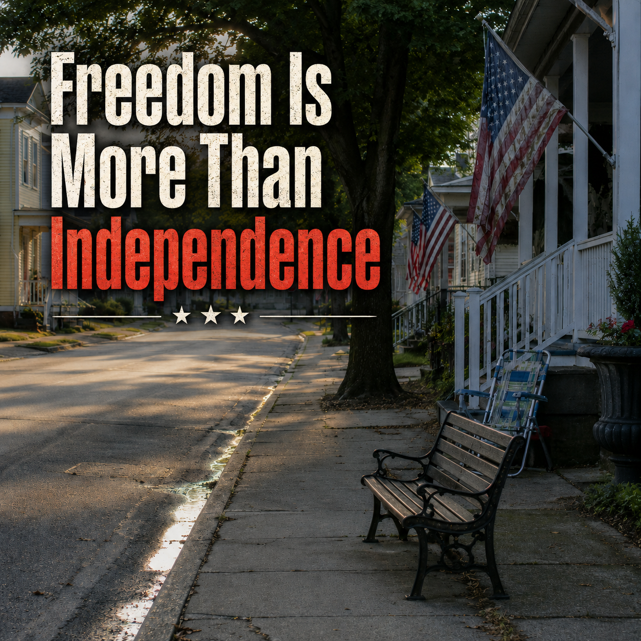 Freedom is more than Independence