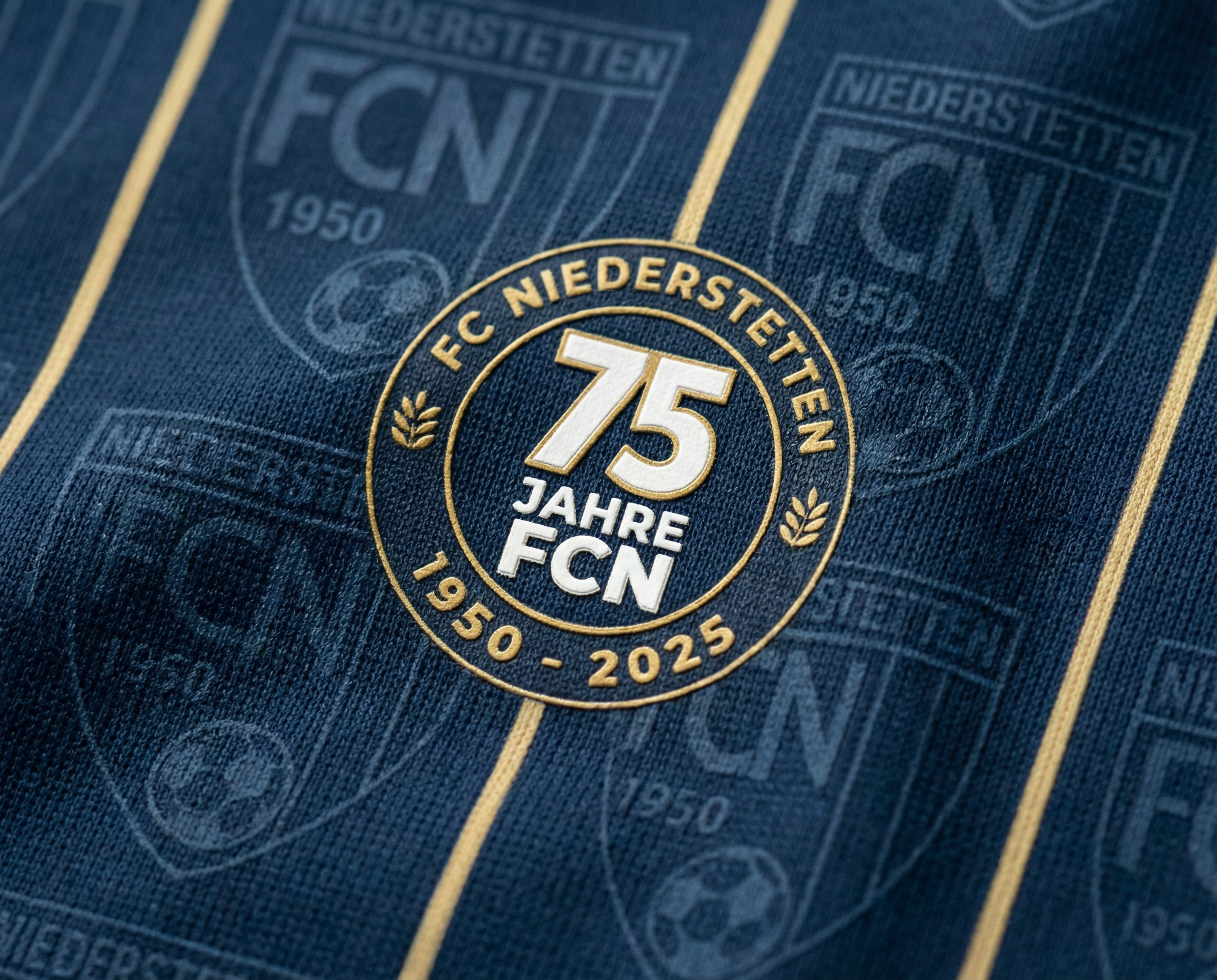 Wappenintegration in Stoff