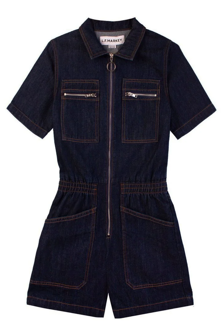 Indigo Danny Playsuit / $160