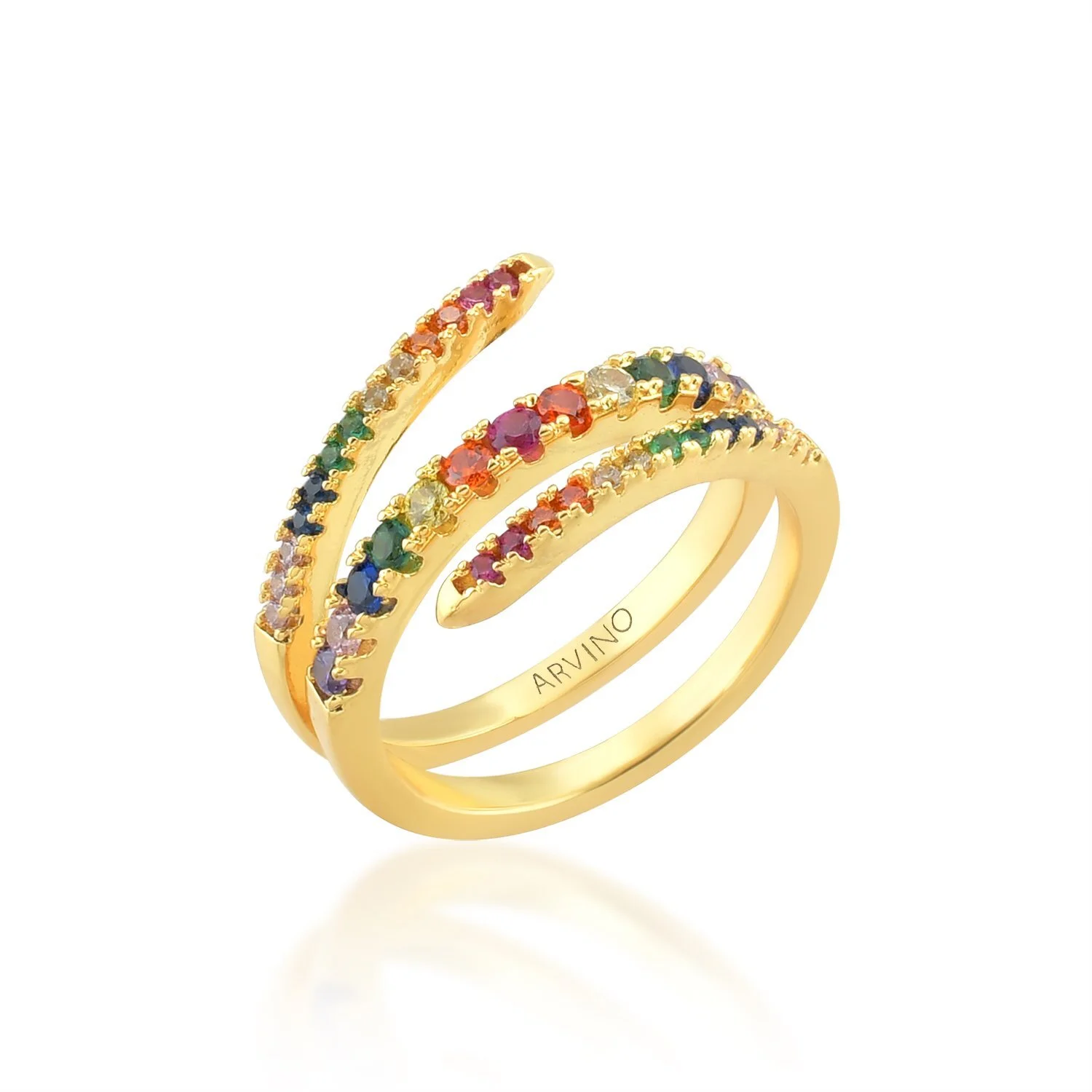Spiral Candy Ring / $60