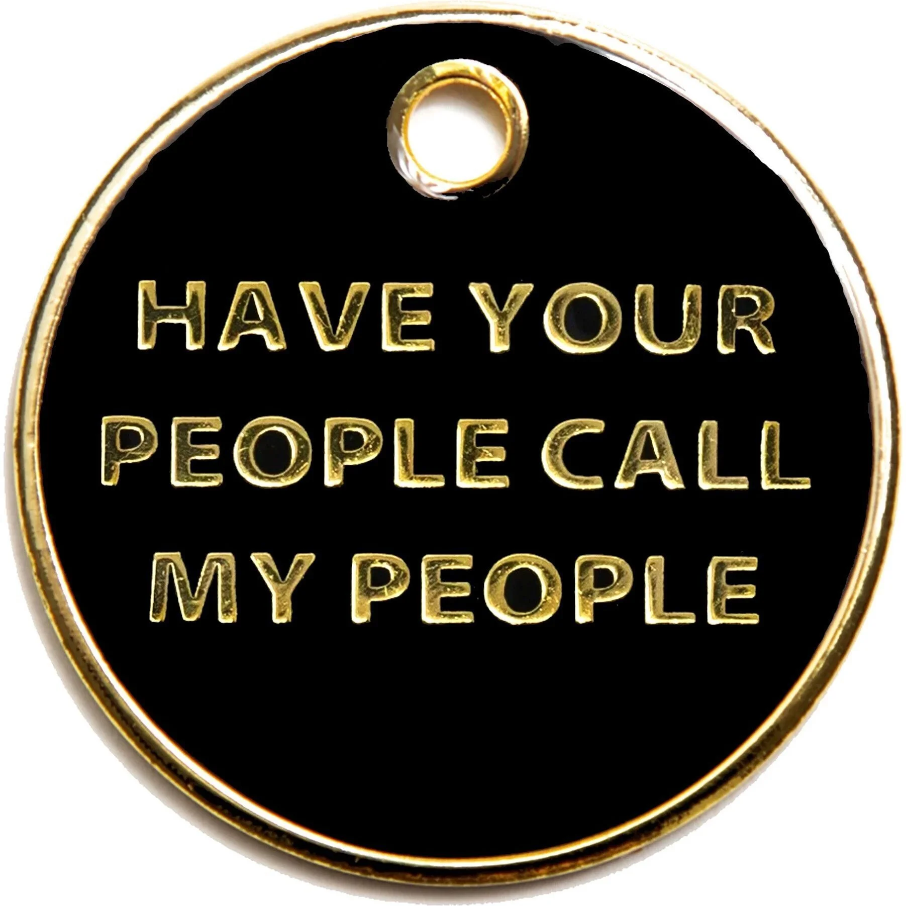 Call My People Pet ID Tag / $28
