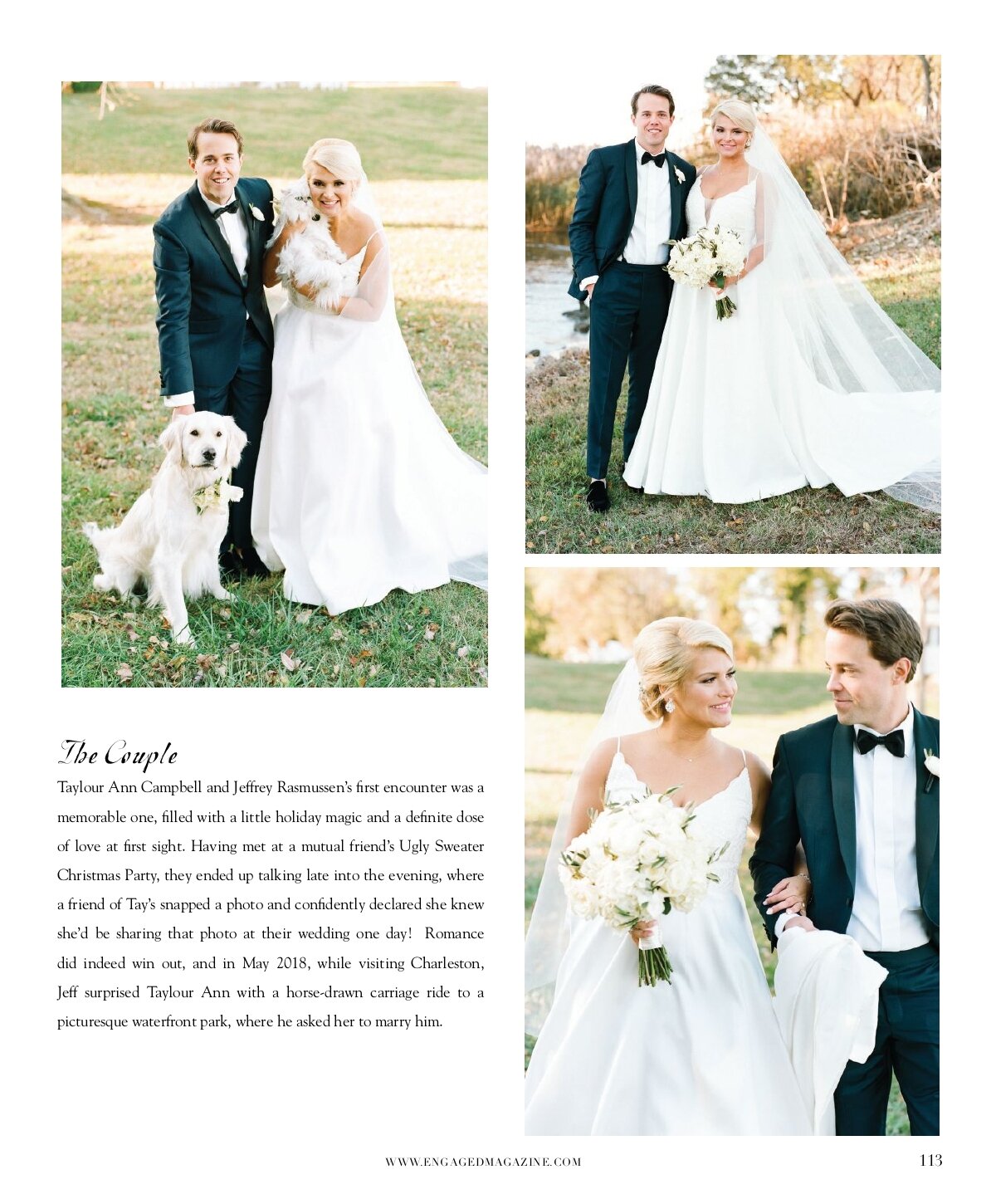 Taylour Ann &amp; Jeff Featured in Engaged! Magazine
