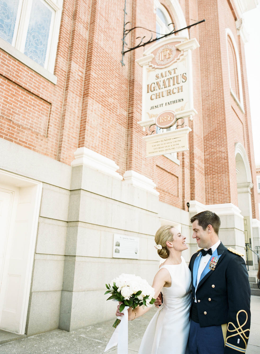 Saint Ignatius Church Wedding Baltimore 