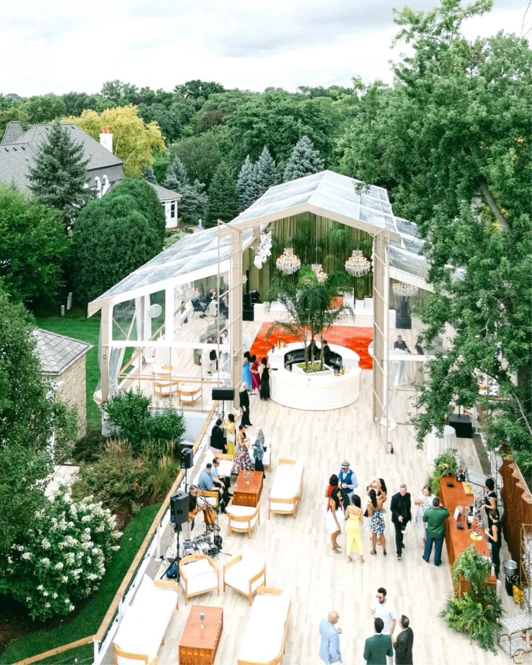 Never a bad time to celebrate ✨ // Tent: @bluepeaktents 
Planning &amp; Design: @reverieandcoevents
Lighting &amp; AV: @frostchicago
Furniture &amp; rentals: @ldeventsdecor
Floral &amp; plants: @housefinchfloral
DJ: @fredburd
Catering: @mayaroomevent