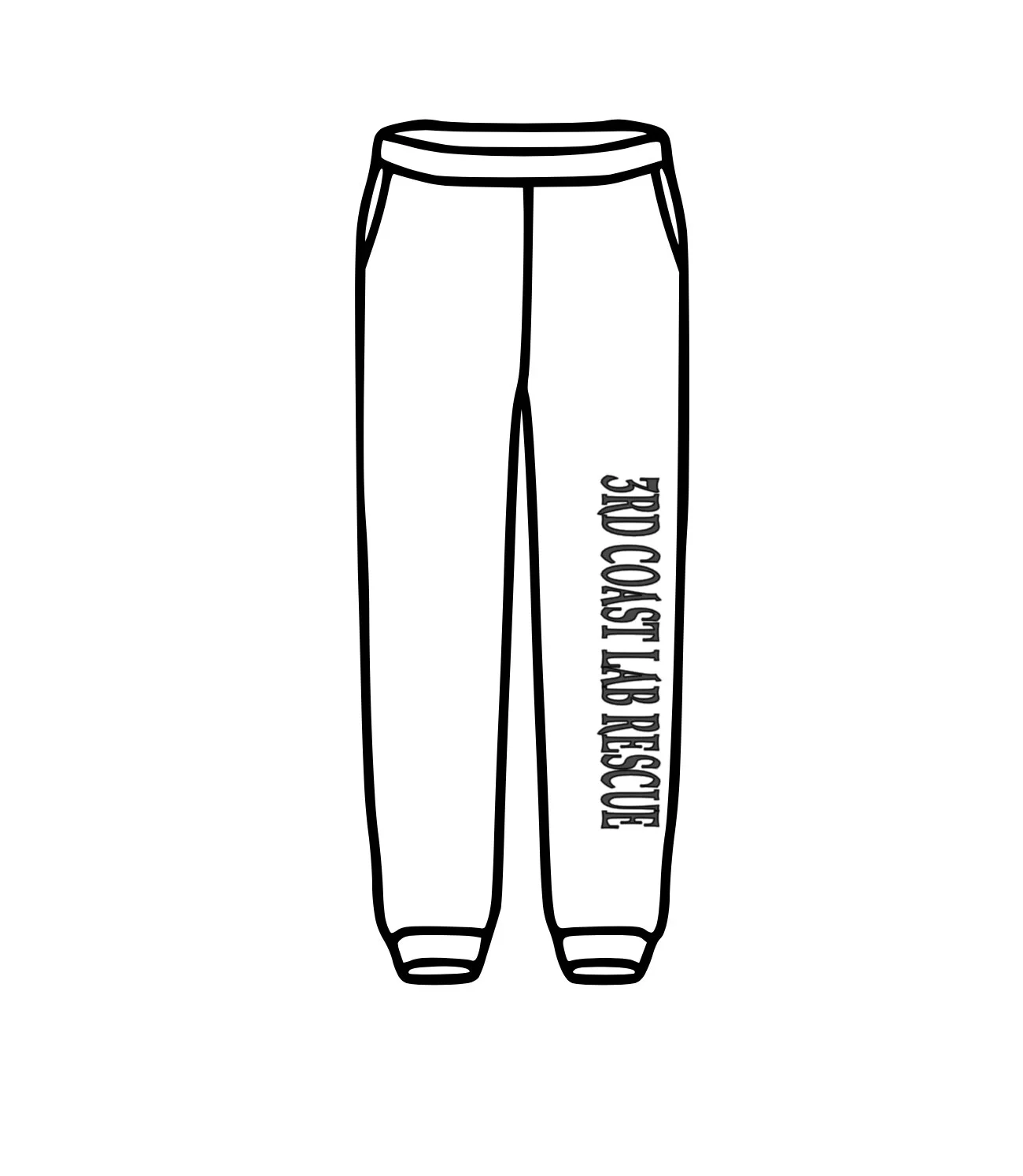 Adult Cinch Bottom Sweatpants — 3rd Coast Labrador Retriever Rescue