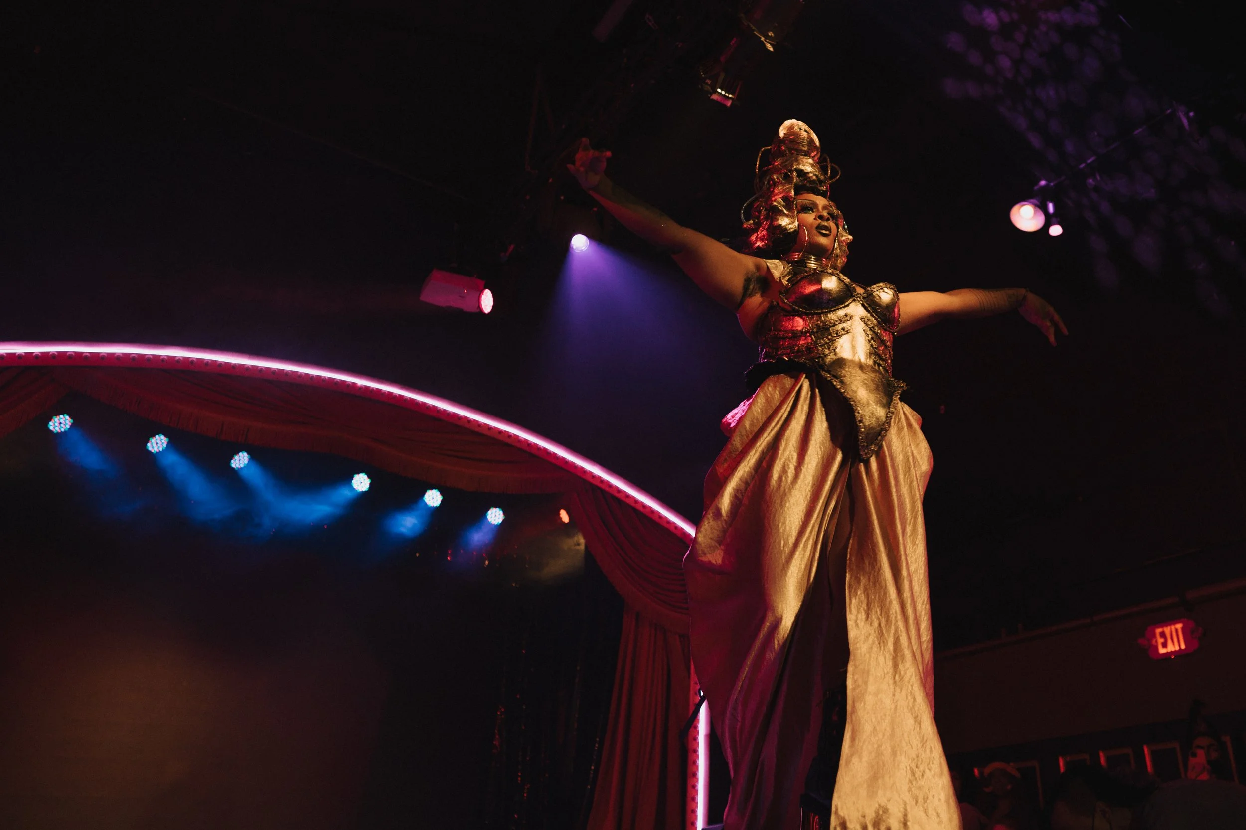 Gothess Jasmine at Drag and Music Showcase (THEYFRIEND 2023) by Robbie Sweeny