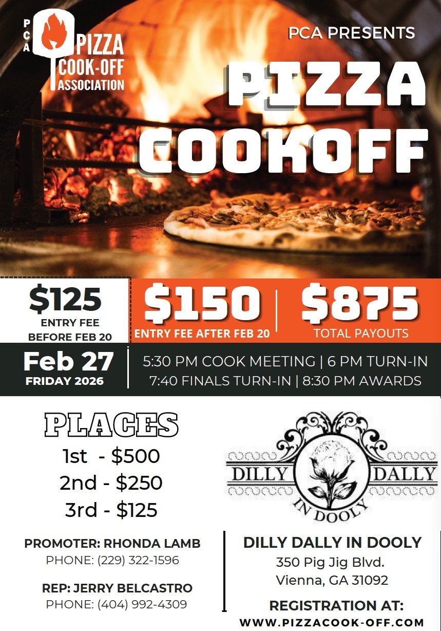 Pizza Cook Off Competition Vienna Georgia