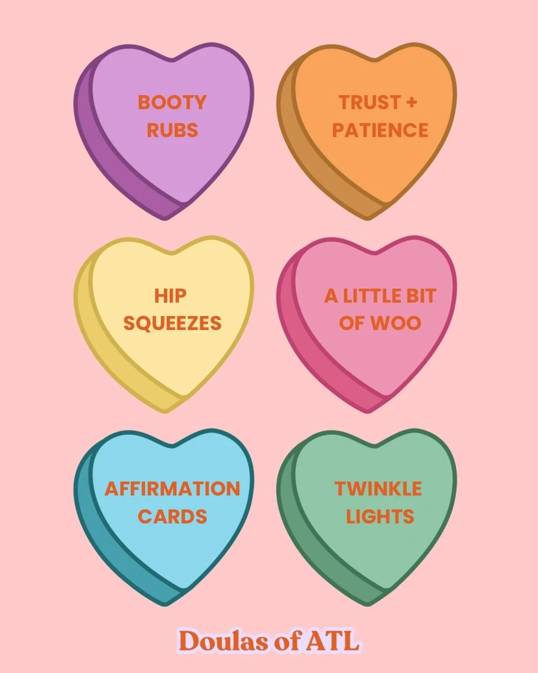 Happy Valentine&rsquo;s Day from your doulas 😘😘😘
We love you!