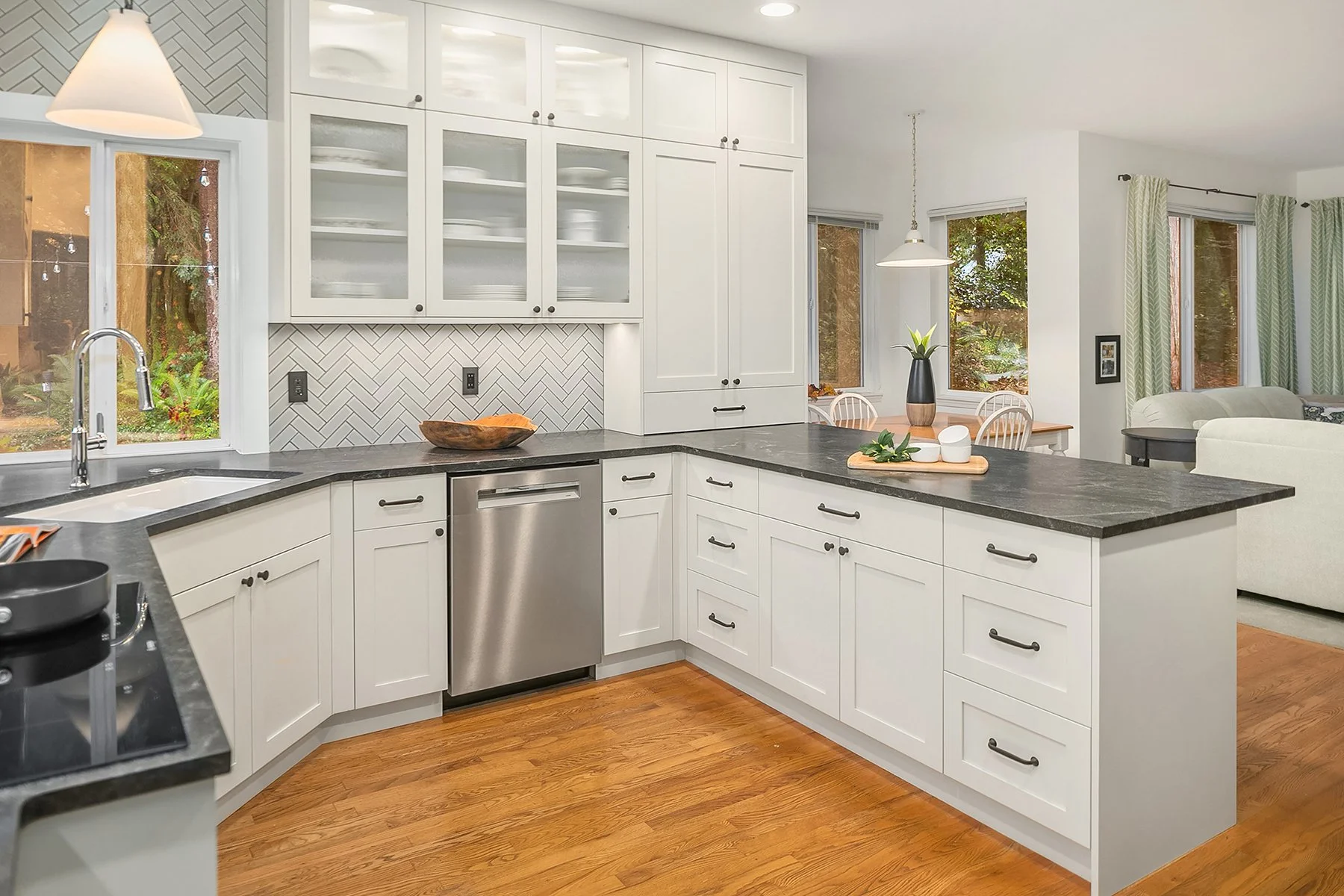 Transitional Contemporary Kitchen Kitchen Remodel by Design and Build NW project photo