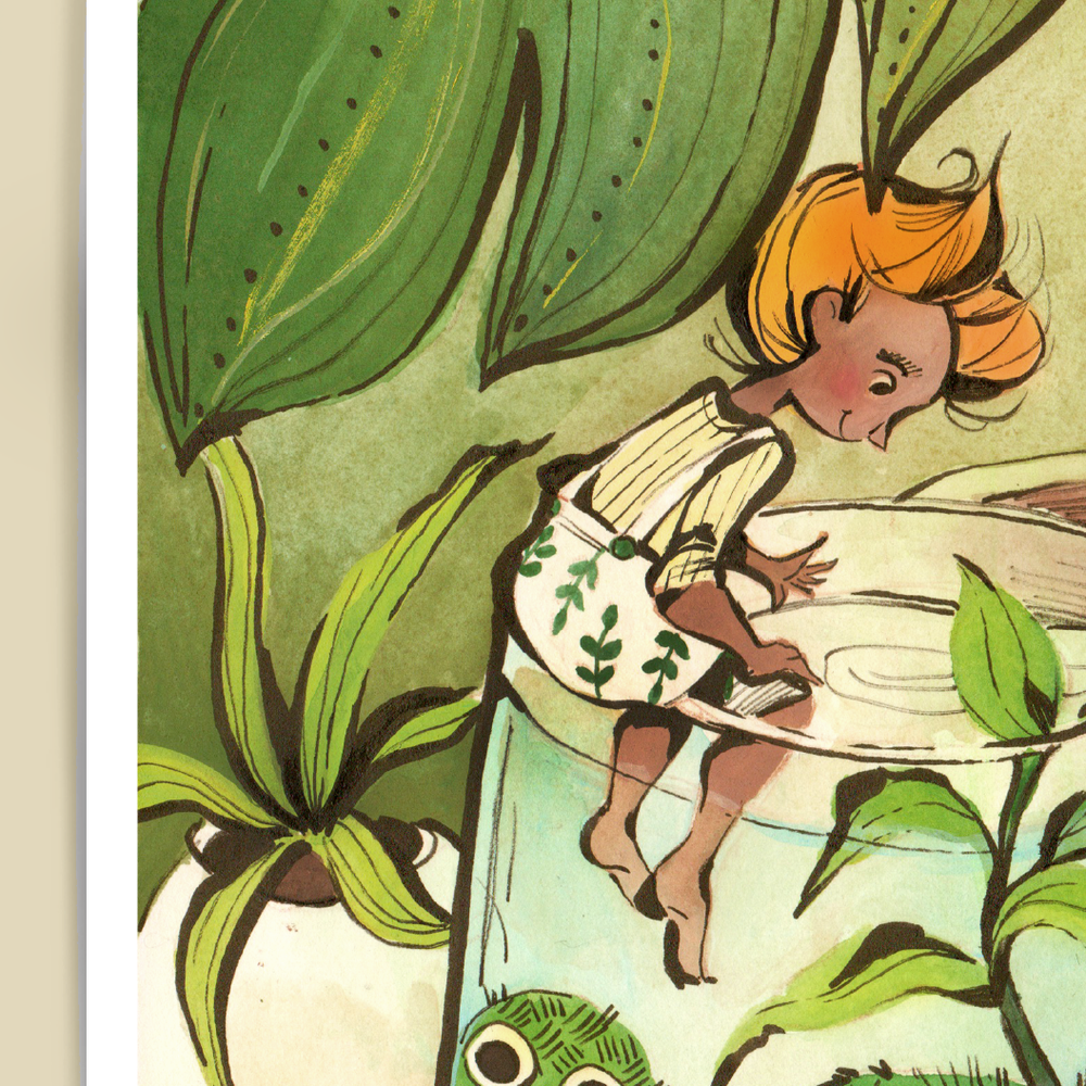 Marimo - Art Print 8x10 — Haley Mortensen Illustration