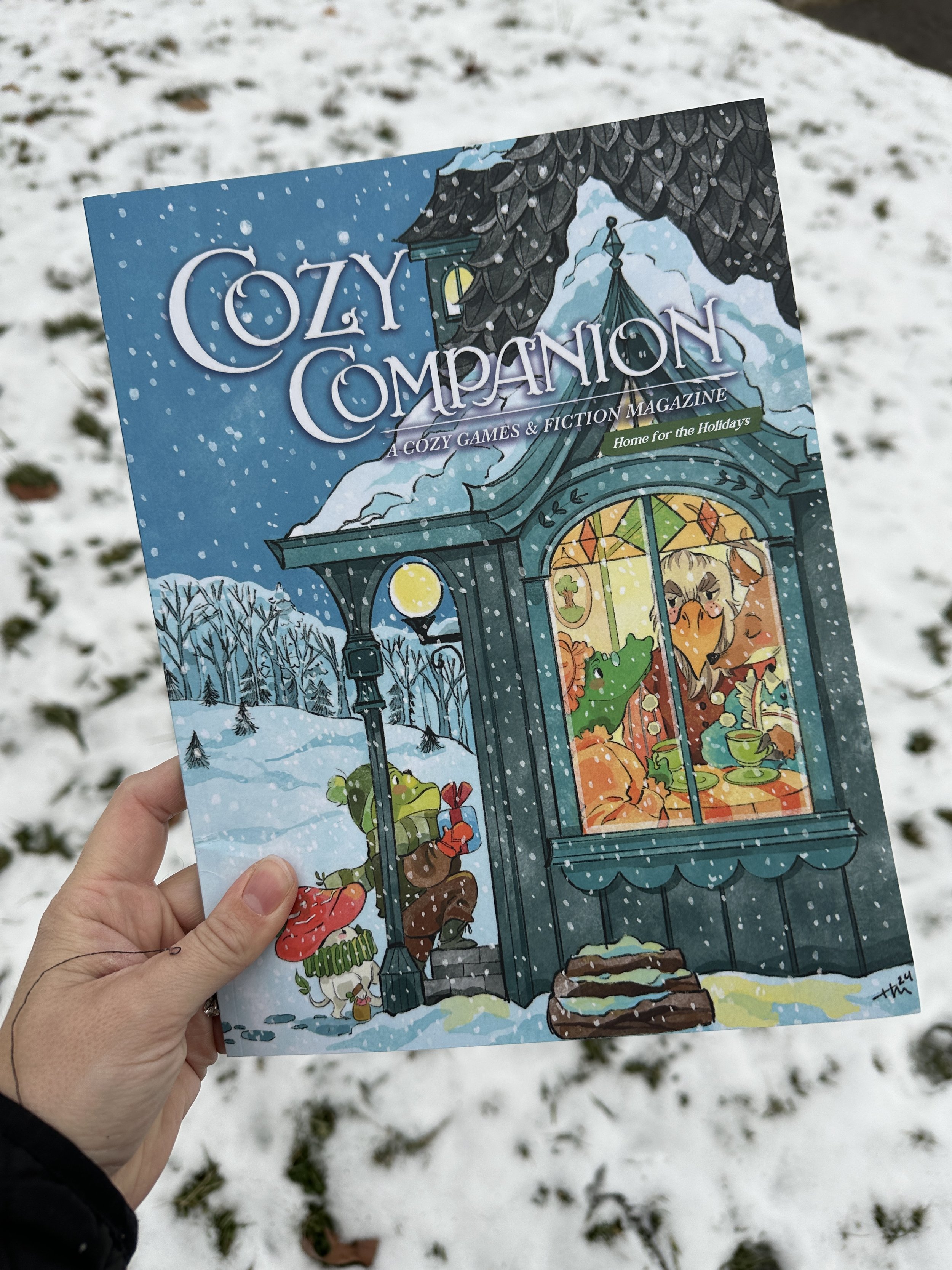 Cover Illustration for Snowbright Studio’s Cozy Companion Magazine