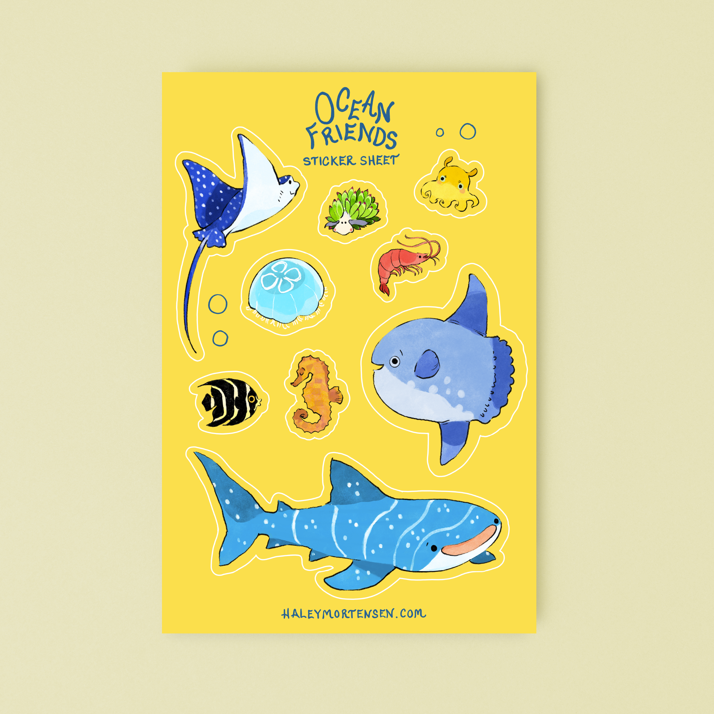 Ocean Friends - Sticker Sheet