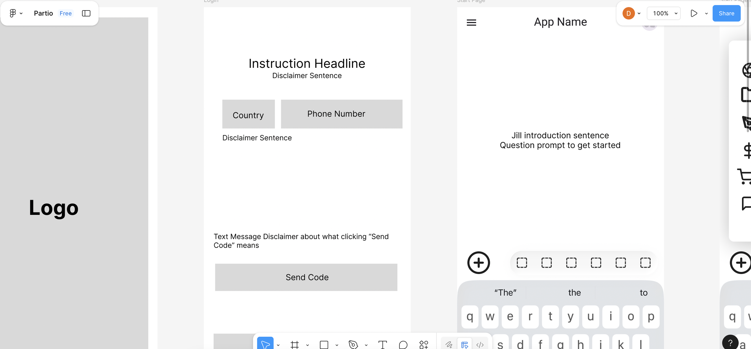 Figma Lo-Fi Wireframe
