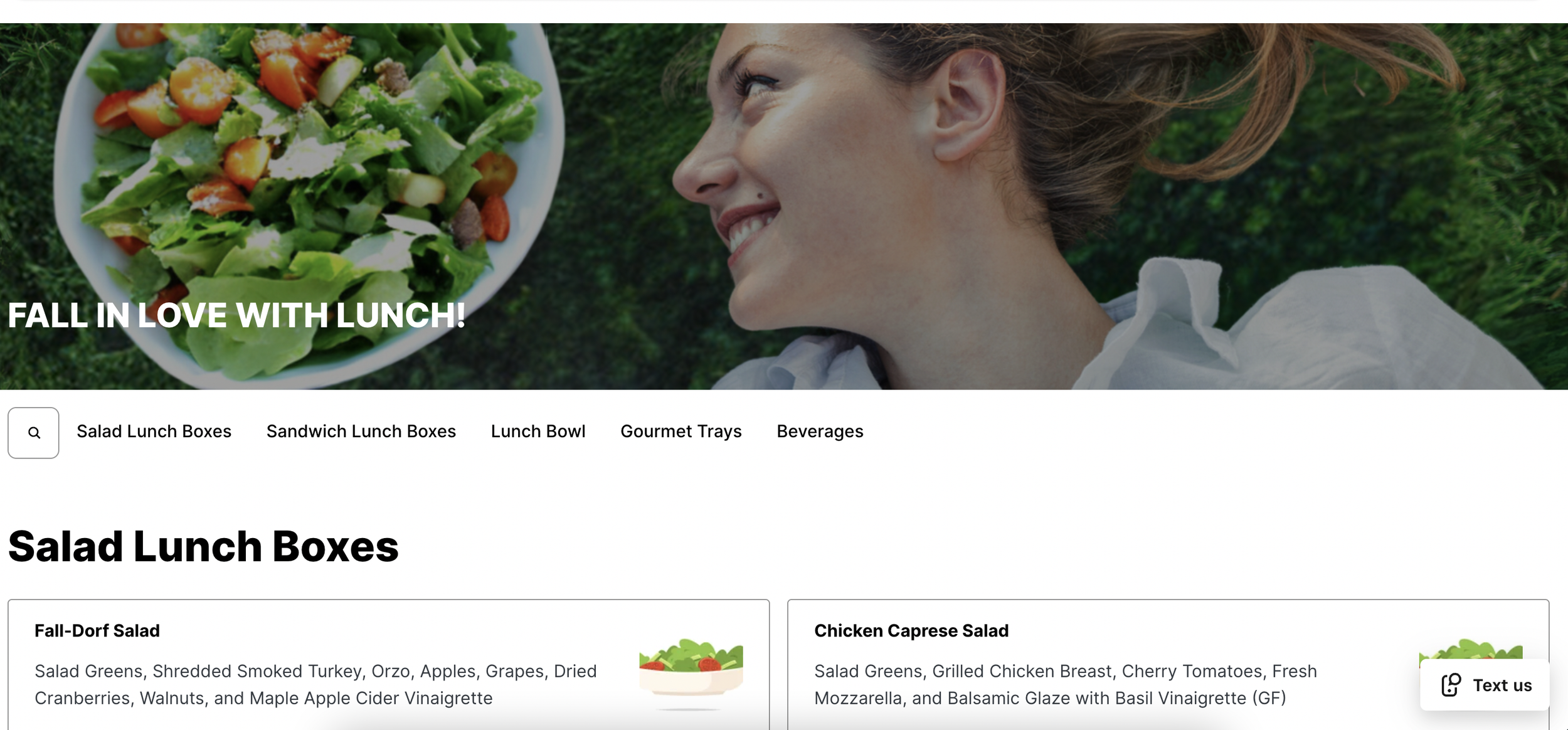 Online Ordering Website for I Luv Lunch