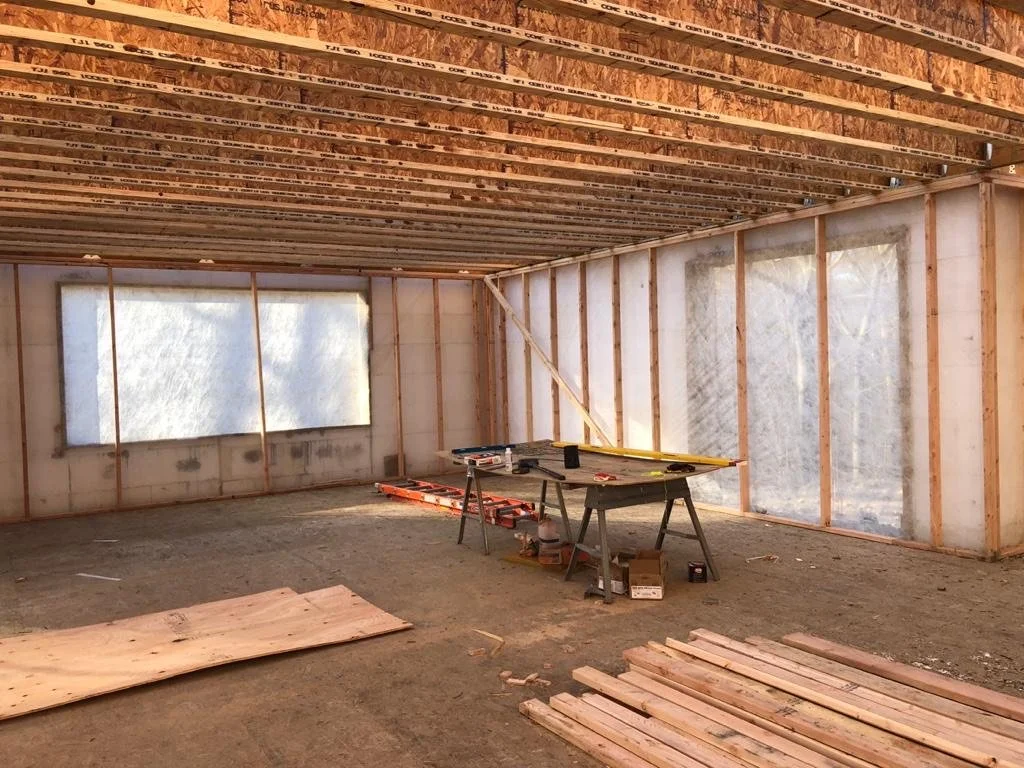 A room under construction