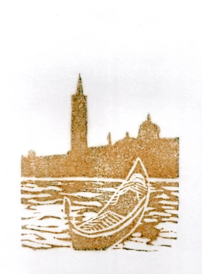 Mini Gondola in Gold