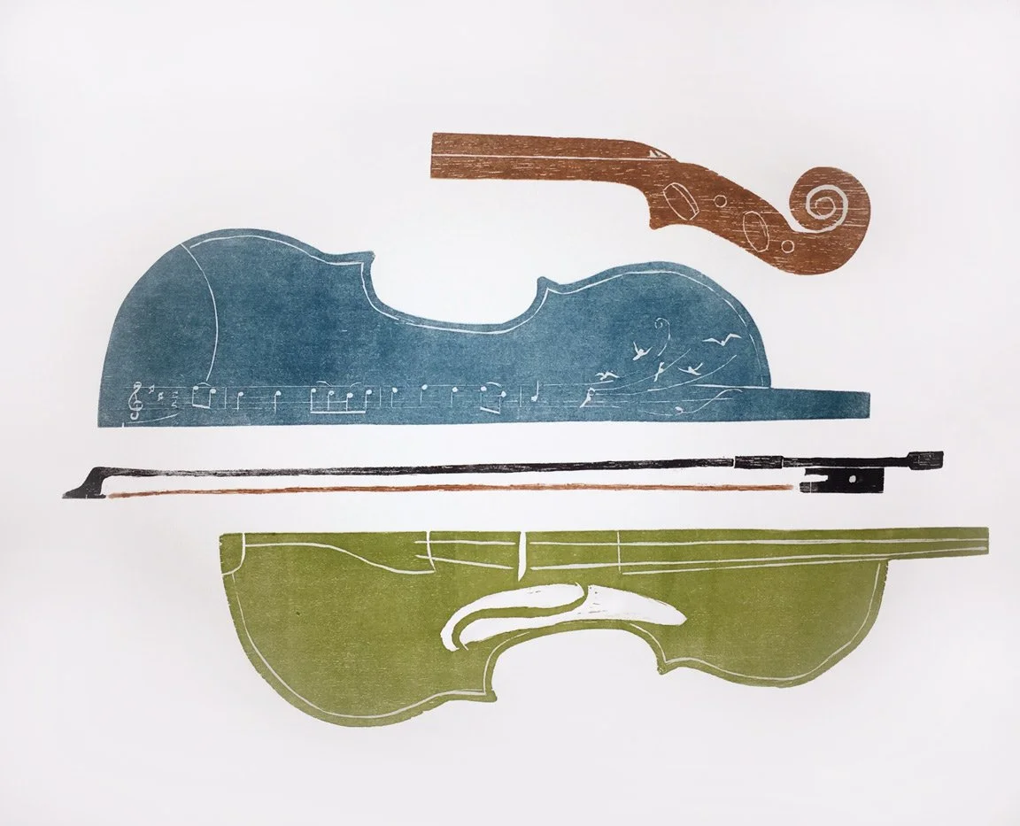 Split Violin, Horizontal