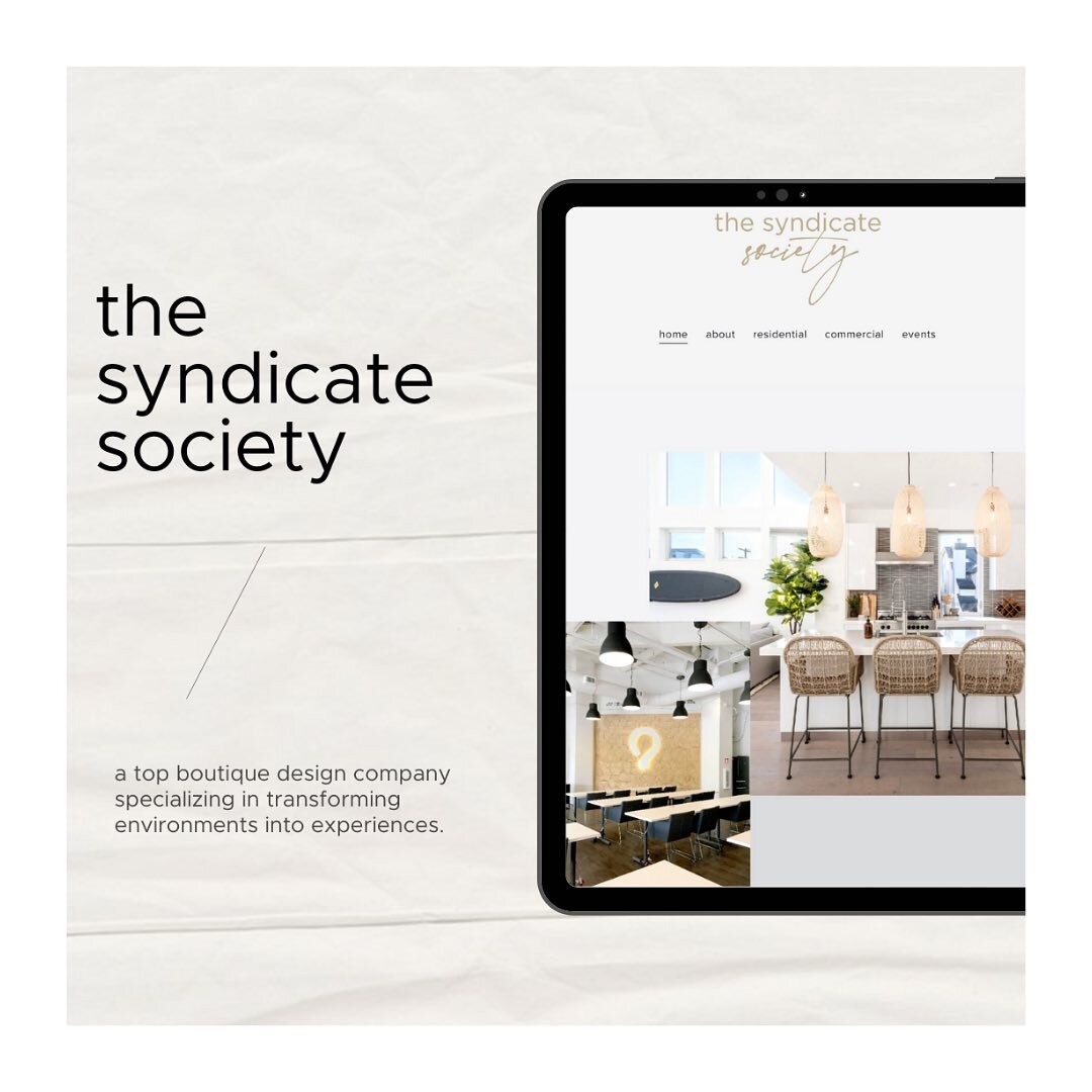 say hello to the new @thesyndicatesociety website!

head to www.thesyndicatesociety.com + let us know what you think in the comments below! a special thank you to the @golivehq team for their beautiful work + a full brand refresh. 🎉🥂✨link in bio. #