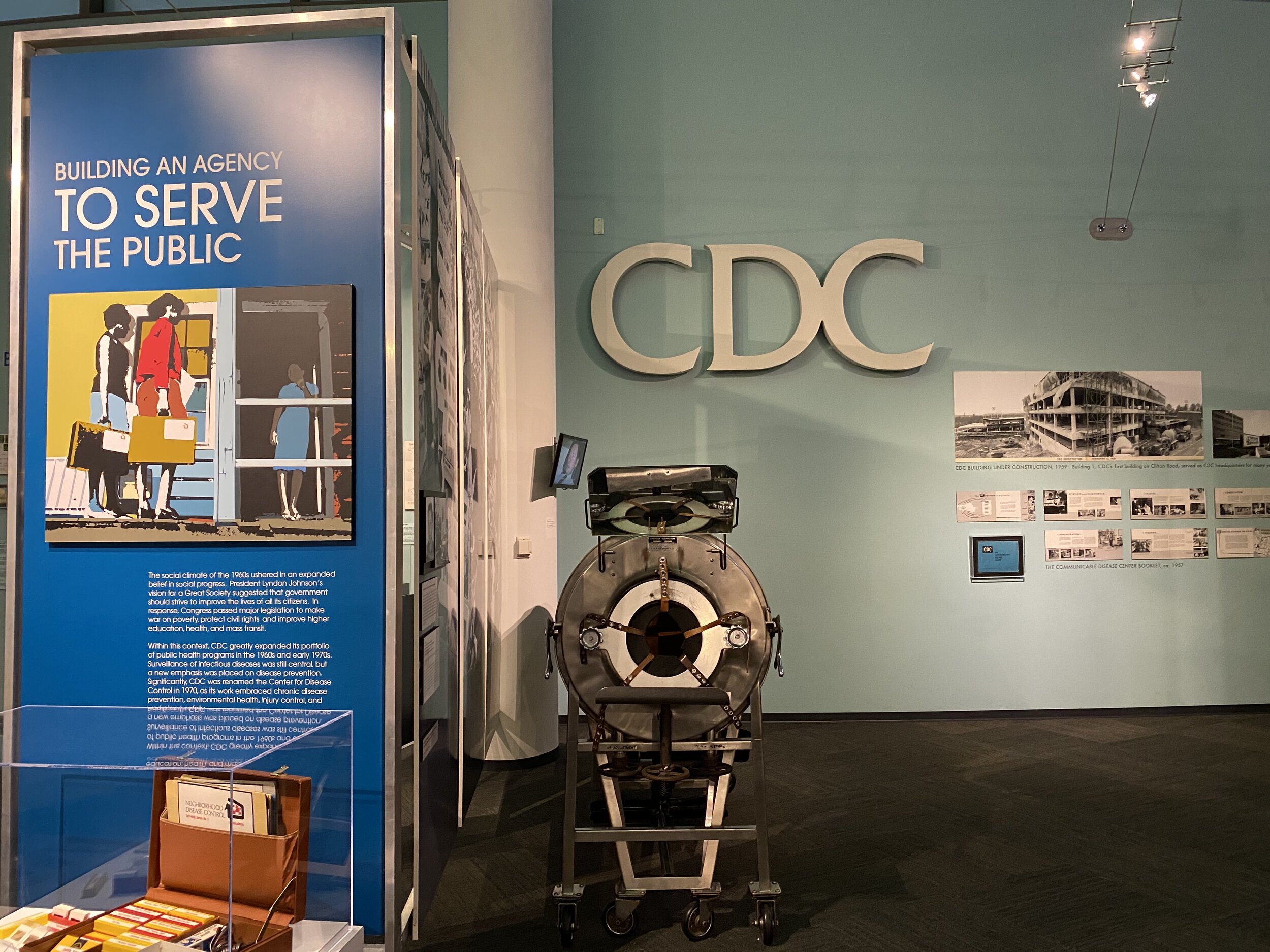 Inside the David J. Sencer CDC (Center for Disease Control) Museum, Atlanta, GA Jan 14, 2019