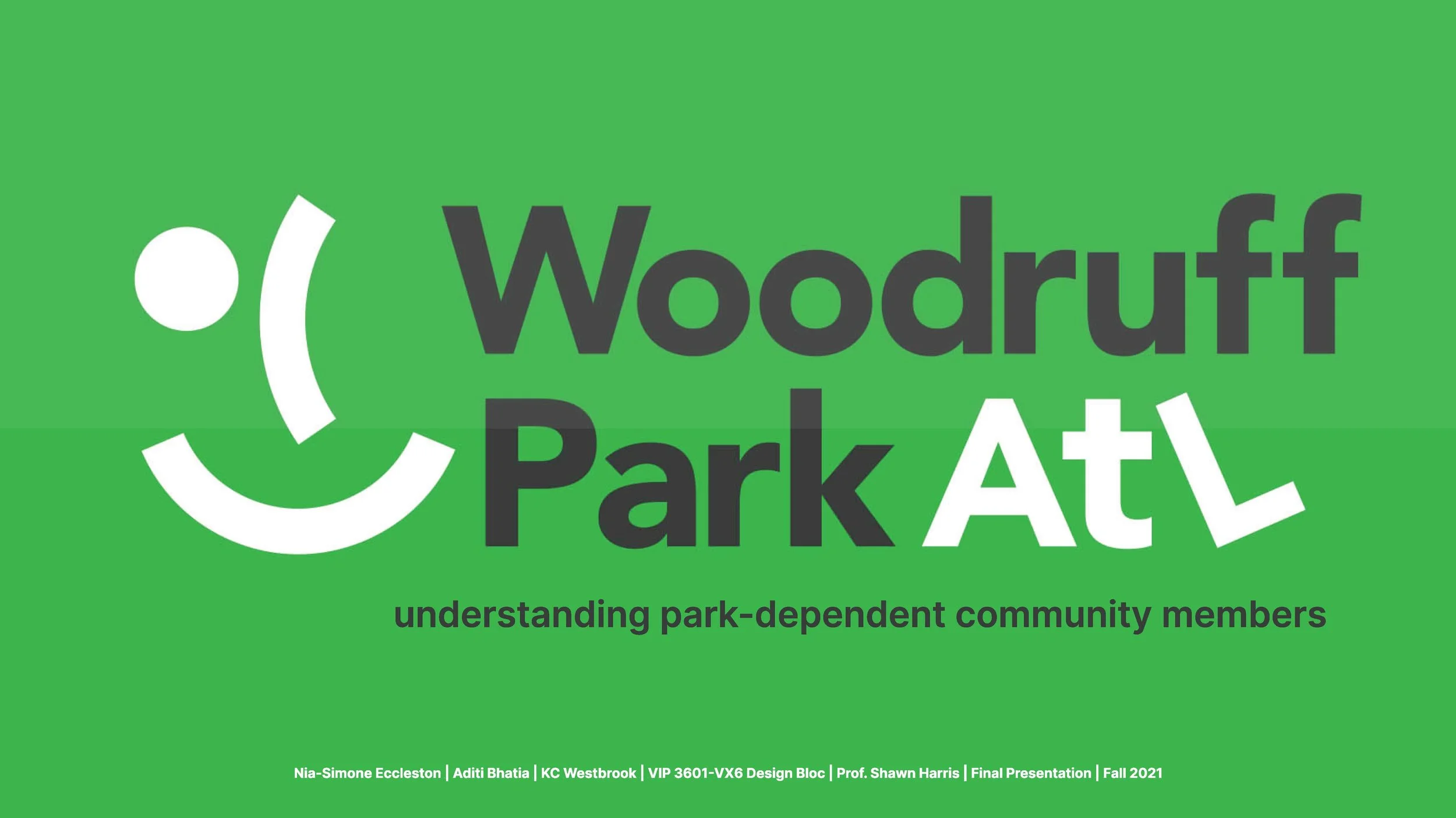 Woodruff Park - Service Design Research