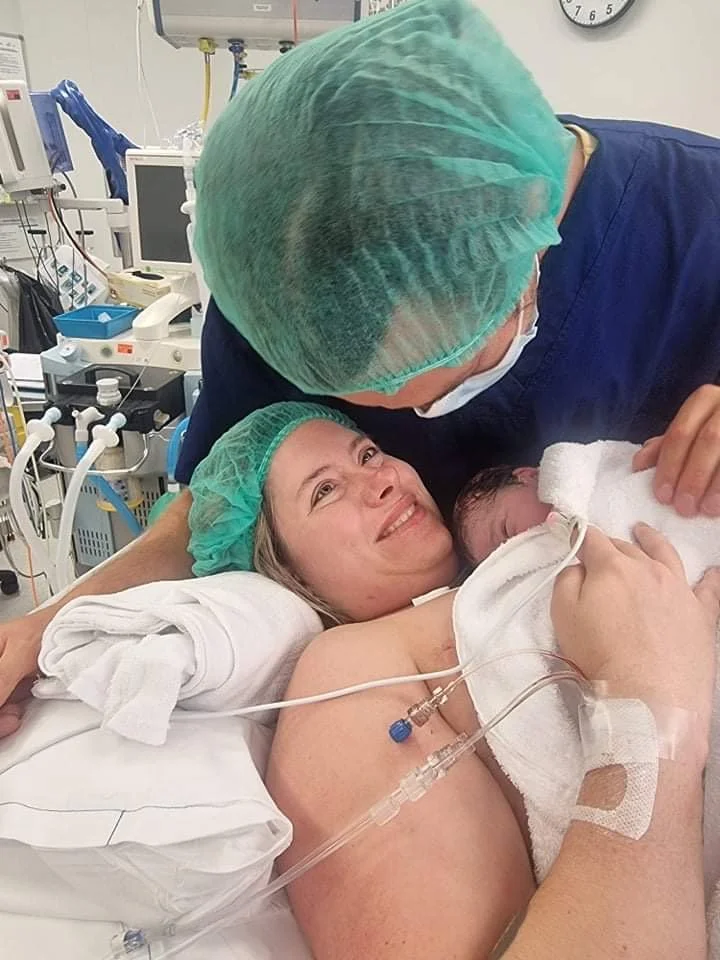 Long labour, Forceps Birth - Elli
